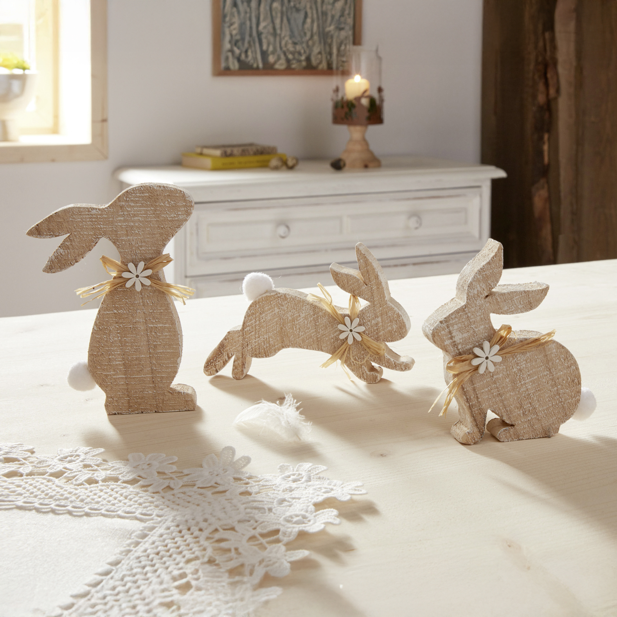 Osterdeko "Hasentrio", 3er Set im Frank Flechtwaren Online Shop für Ostern kaufen Osterdeko "Hasentrio", 3er Set im Frank Flechtwaren Online Shop für Ostern kaufen