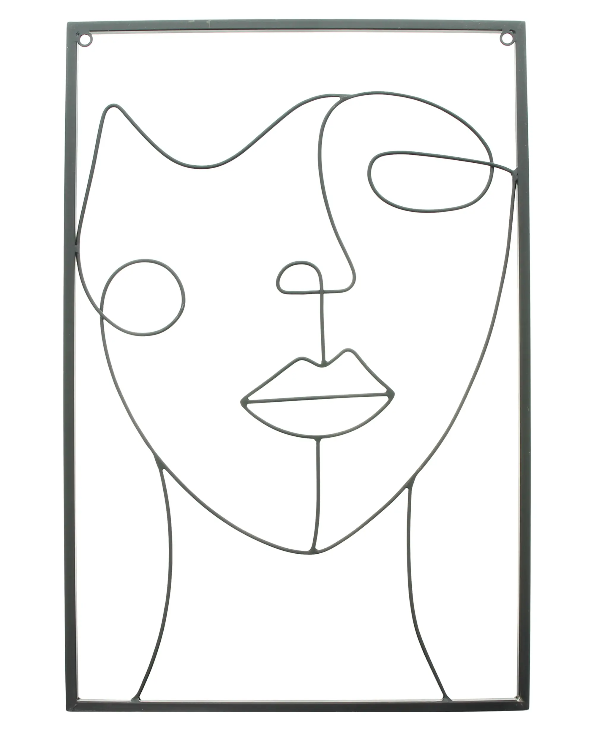 Metallbild "Madame"  im Frank Flechtwaren Online Shop für Wanddeko kaufen