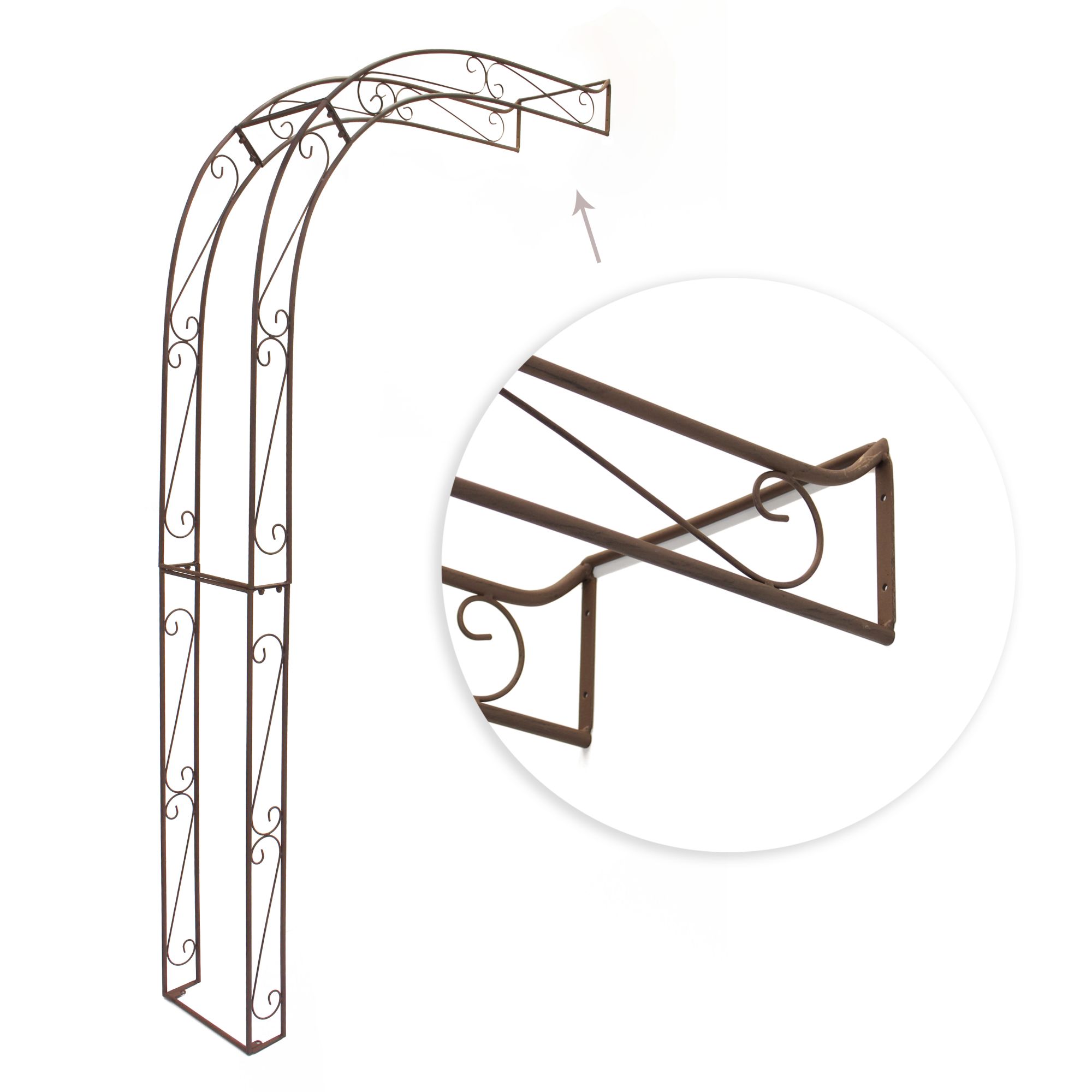 Rankhilfe "Halbbogen" im Frank Flechtwaren Online Shop für Rankhilfen & Rankbögen kaufen Rankhilfe "Halbbogen" im Frank Flechtwaren Online Shop für Rankhilfen & Rankbögen kaufen