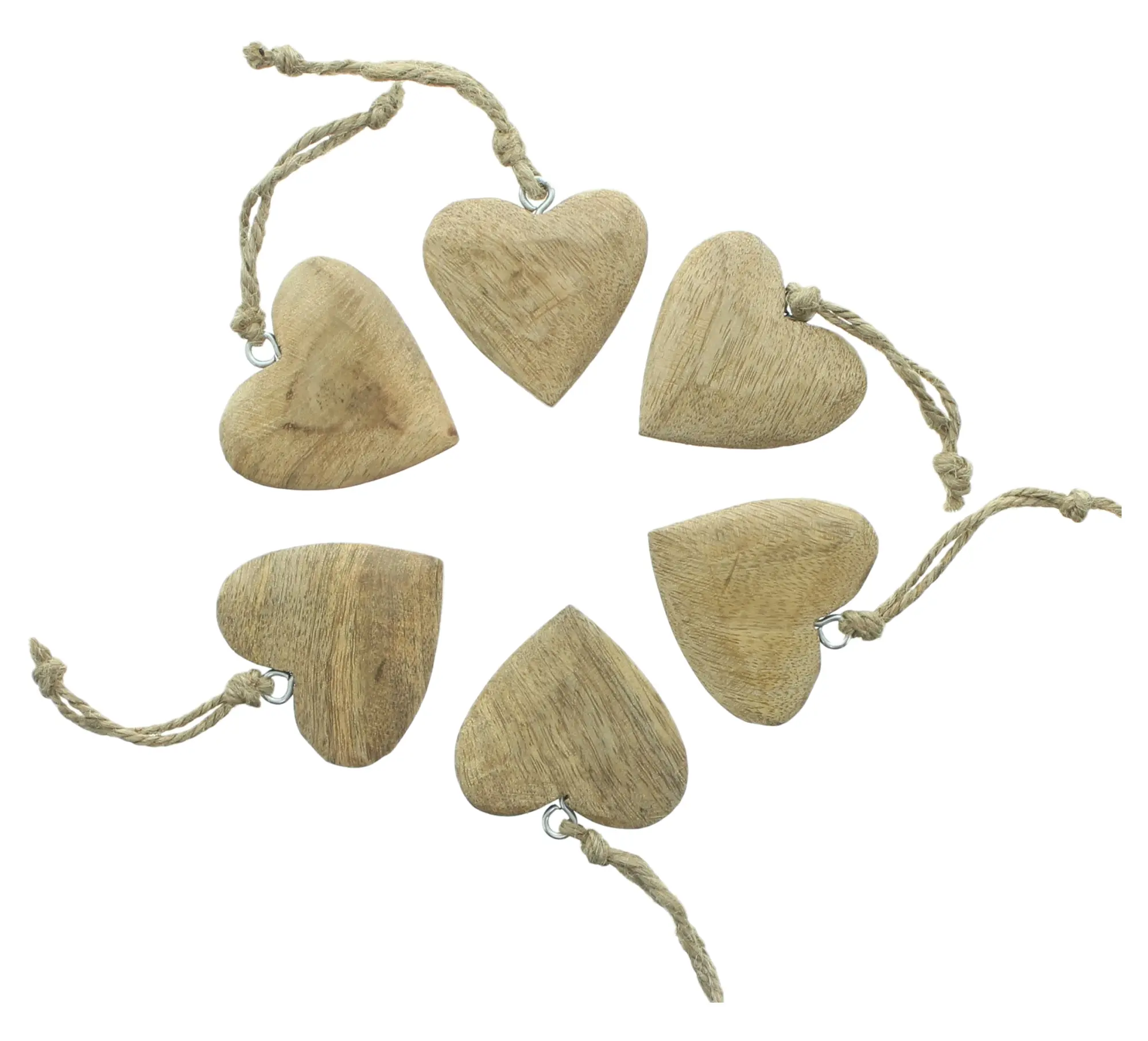 Hänger "Herzchen", 6er Set im Frank Flechtwaren Online Shop für Dekohänger kaufen Hänger "Herzchen", 6er Set im Frank Flechtwaren Online Shop für Dekohänger kaufen