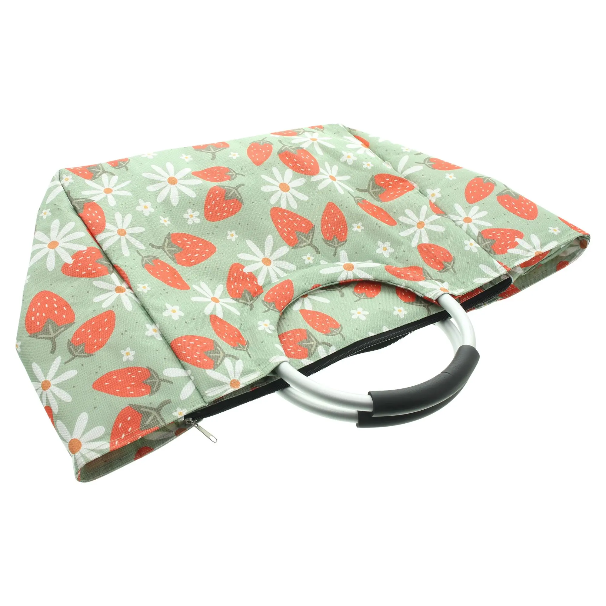 Kühltasche "Erdbeerchen"  im Frank Flechtwaren Online Shop für Gartenparty kaufen