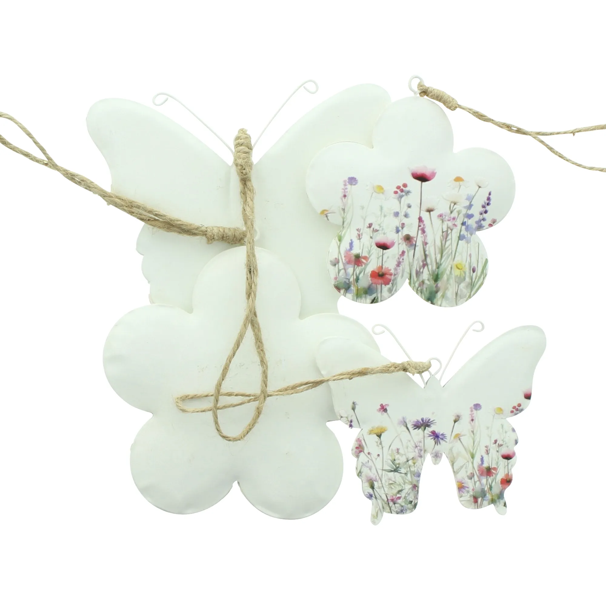 Hänger "Frühlingswiese", 4er Set  im Frank Flechtwaren Online Shop für Österliche Dekohänger kaufen