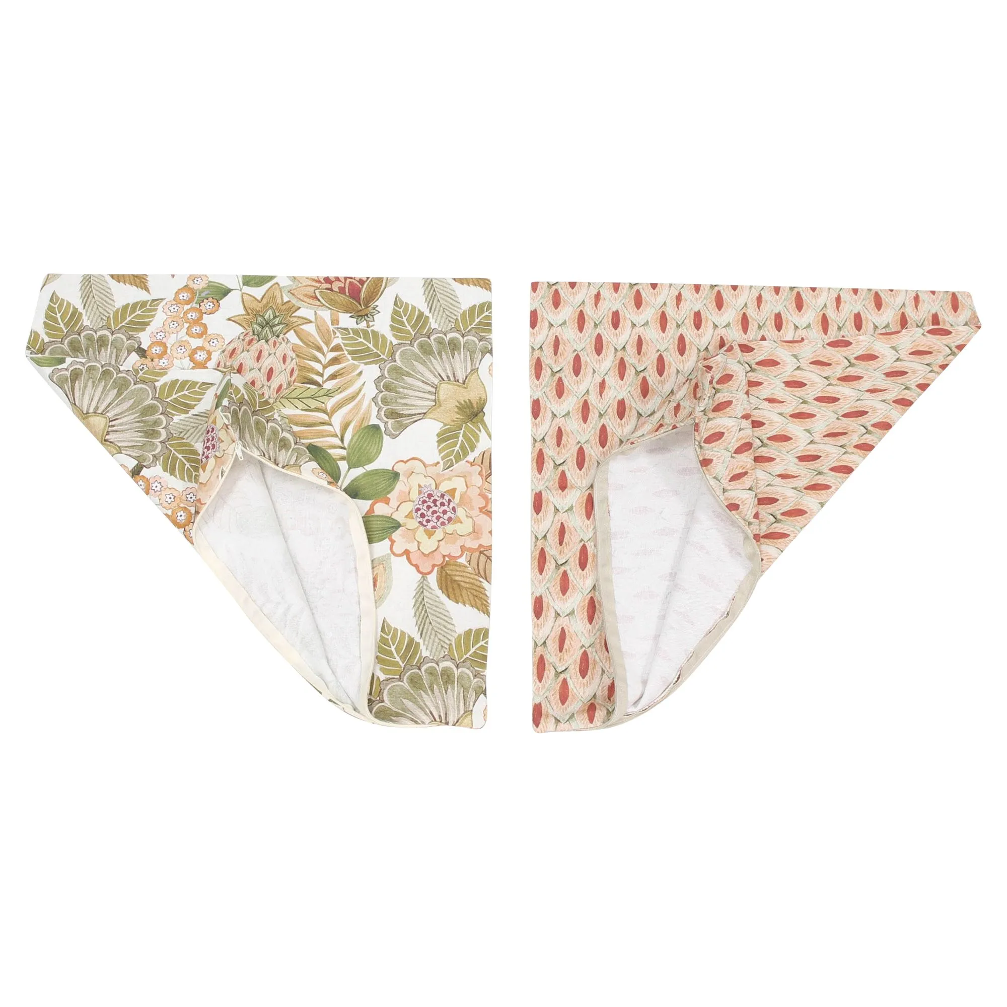 Kissenhülle "Floral", 2er Set  im Frank Flechtwaren Online Shop für Herbstfarben kaufen
