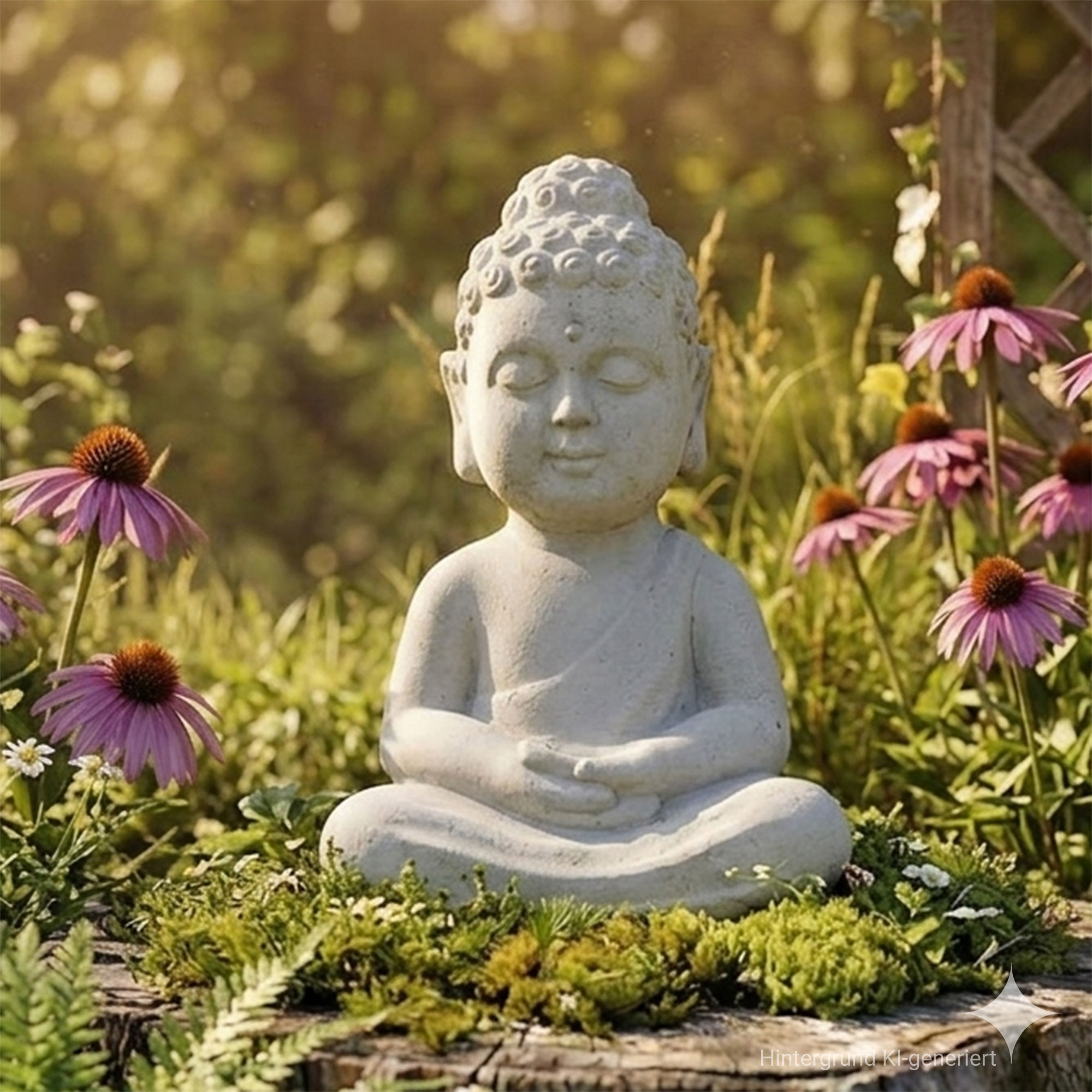 Dekofigur "Buddha"  im Frank Flechtwaren Online Shop kaufen