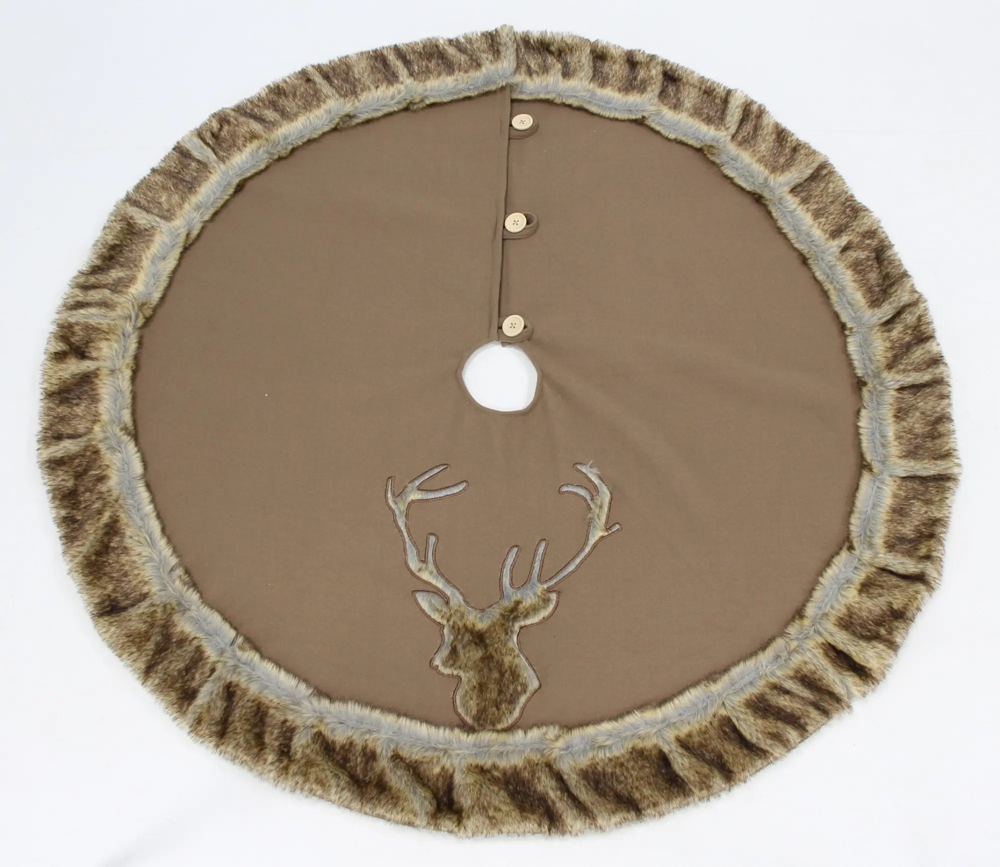 Christbaumdecke "Hirsch"  im Frank Flechtwaren Online Shop für Christbaumdecken kaufen