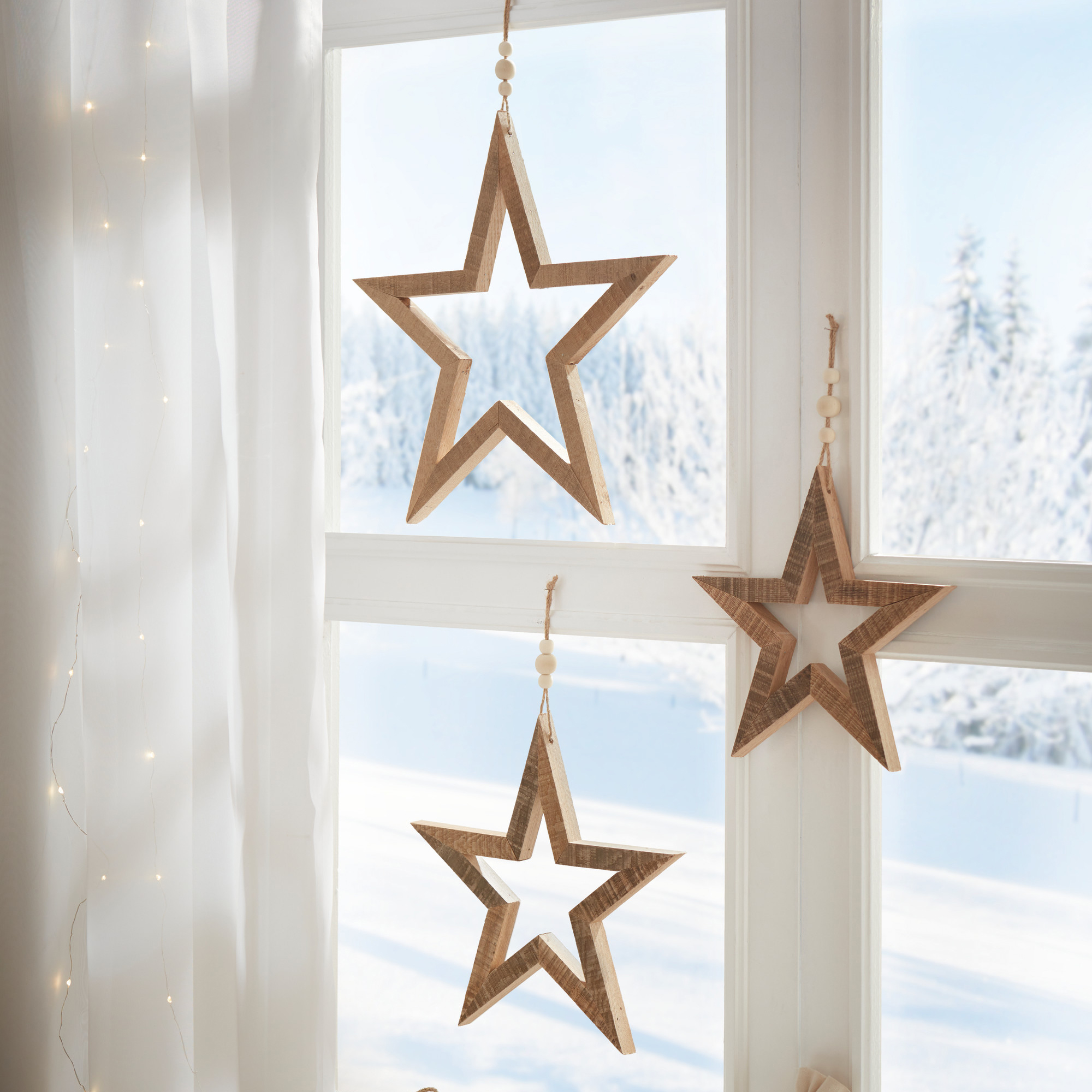 Hänger "Stern", 3er Set  im Frank Flechtwaren Online Shop für Dekohänger  kaufen