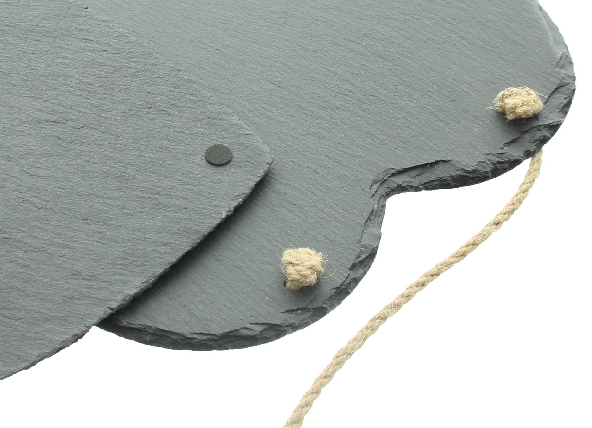 Herzhänger "Schiefer", 2er Set  im Frank Flechtwaren Online Shop für Dekohänger kaufen