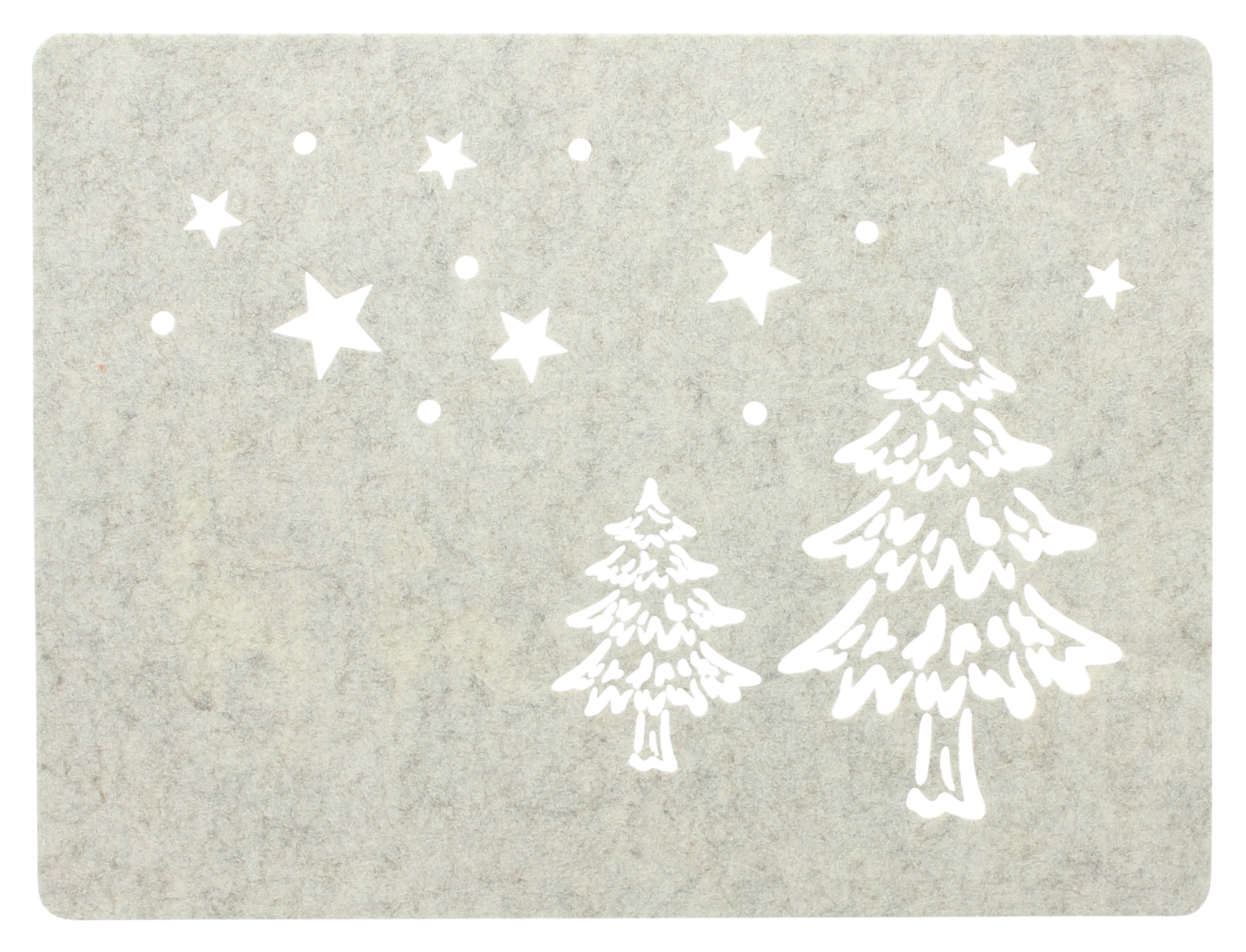 Platzmatte "Winterwald", 4er Set  im Frank Flechtwaren Online Shop für Tischsets kaufen
