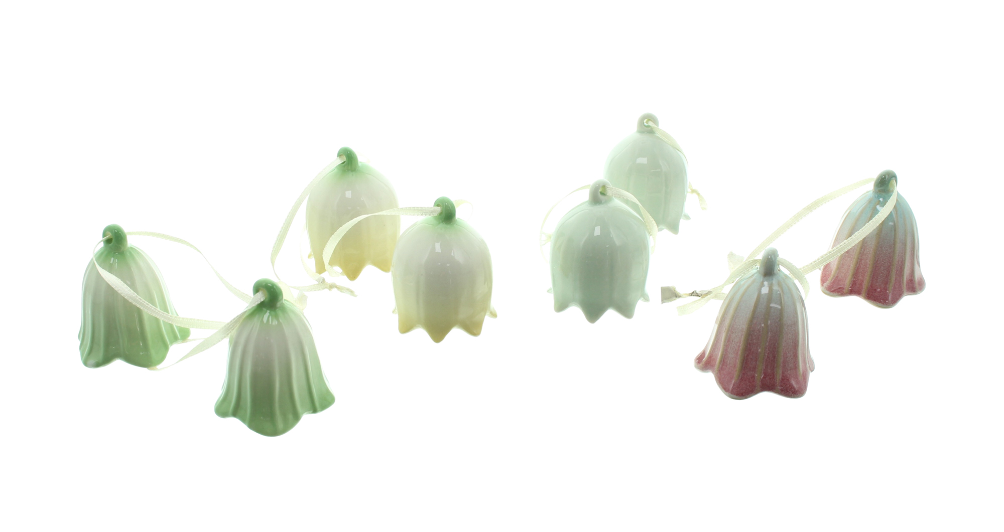 Hänger "Blumenglöckchen", 8er Set  im Frank Flechtwaren Online Shop für Bunte Osterzeit kaufen