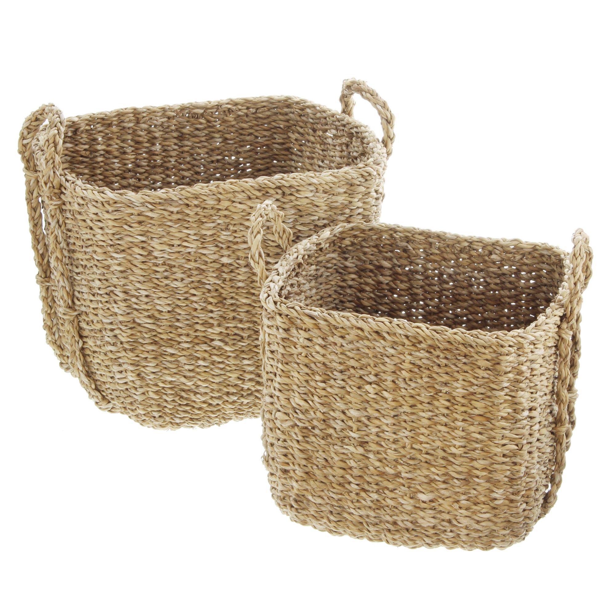Universalkorb "Seegras", 2er Set im Frank Flechtwaren Online Shop für Badezimmer kaufen Universalkorb "Seegras", 2er Set im Frank Flechtwaren Online Shop für Badezimmer kaufen