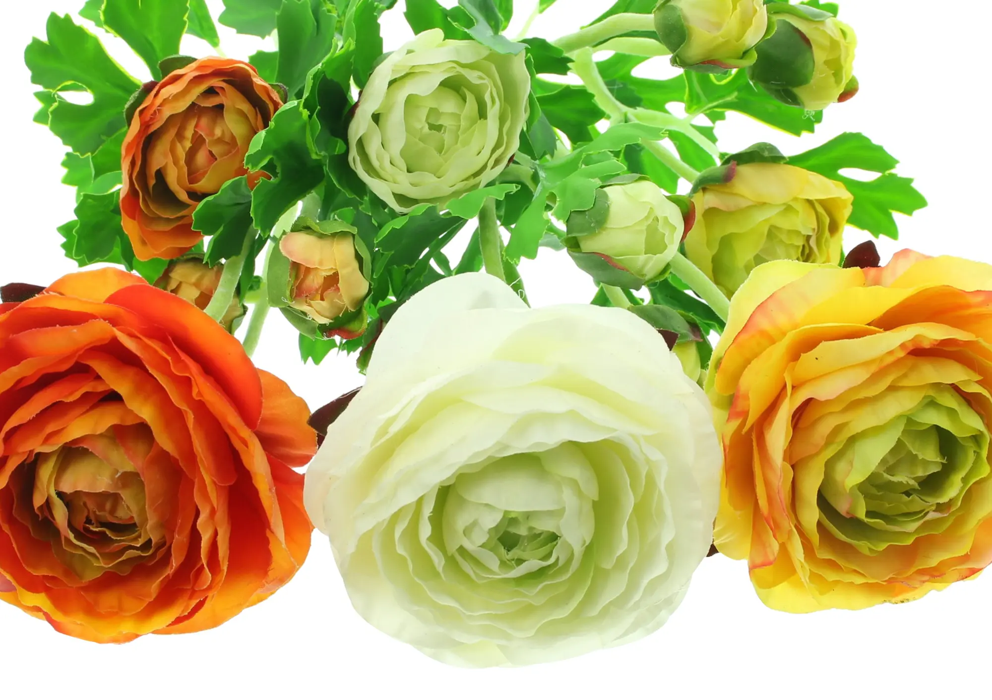 Kunstblume "Ranunkeln", 3er Set  im Frank Flechtwaren Online Shop für Bunte Osterzeit kaufen