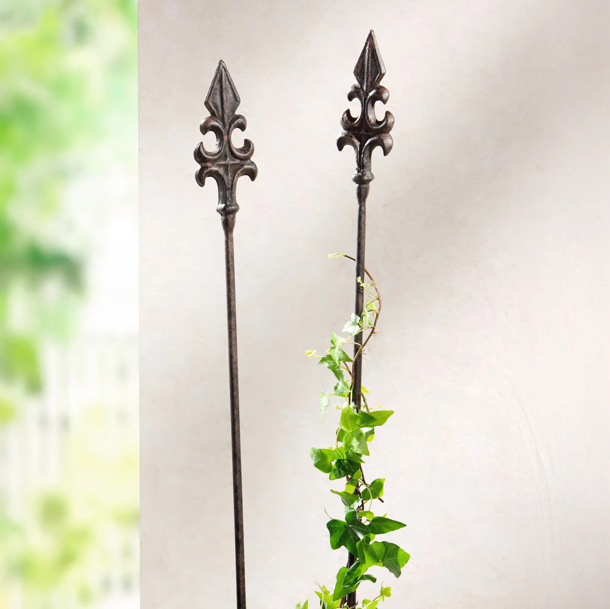 Gartenstecker "Lilie", 2er Set  im Frank Flechtwaren Online Shop kaufen