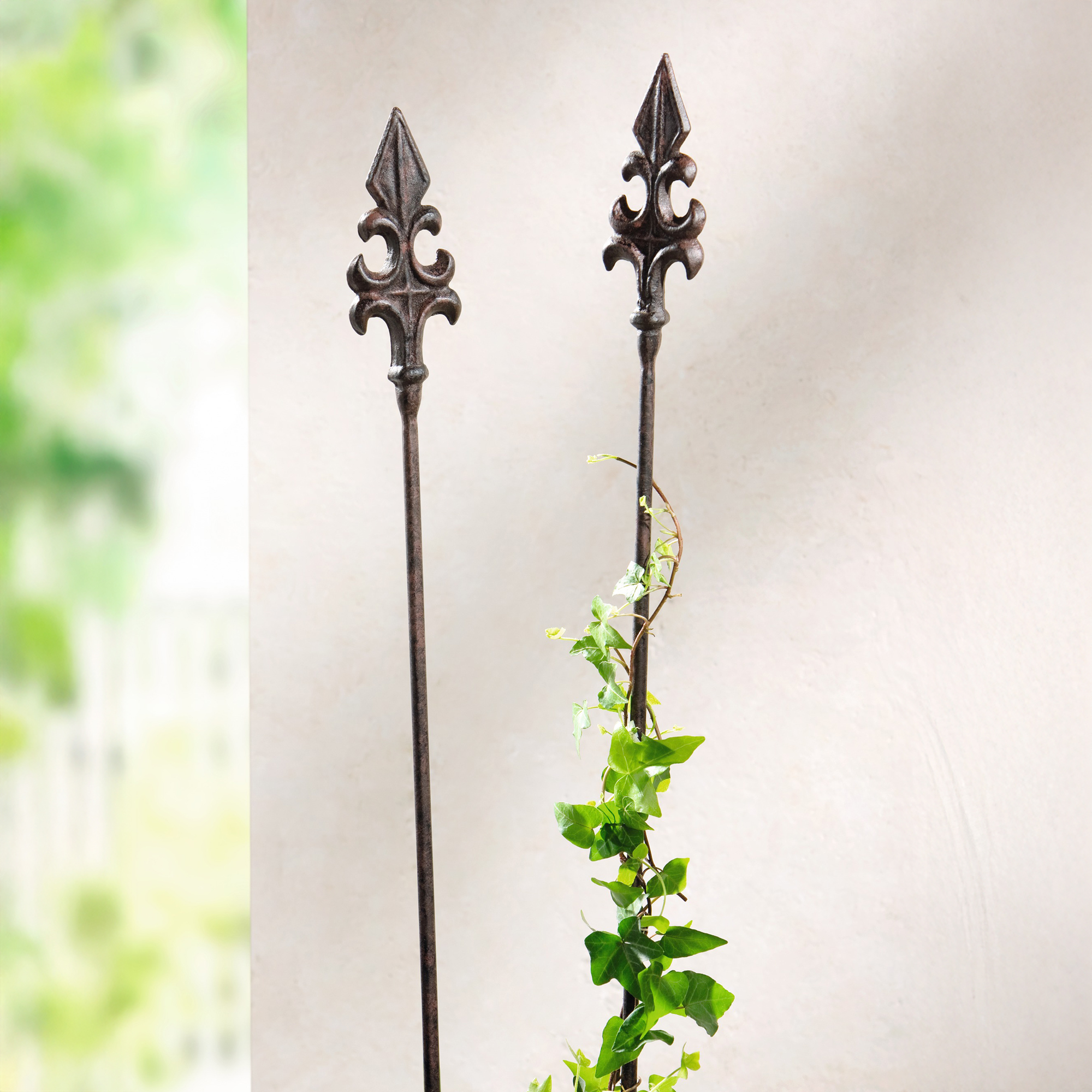 Gartenstecker "Lilie", 2er Set  im Frank Flechtwaren Online Shop kaufen