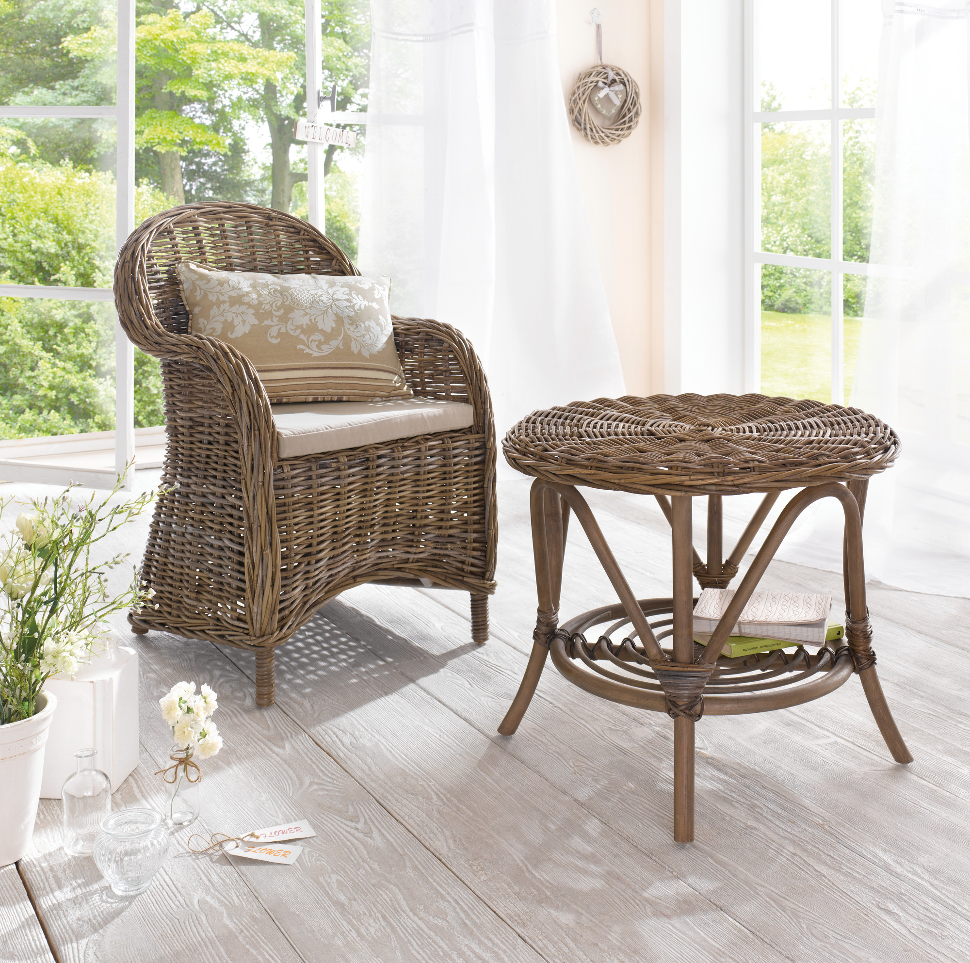 Rattansessel "Koboo Grey" im Frank Flechtwaren Online Shop für Weihnachten kaufen Rattansessel "Koboo Grey" im Frank Flechtwaren Online Shop für Weihnachten kaufen
