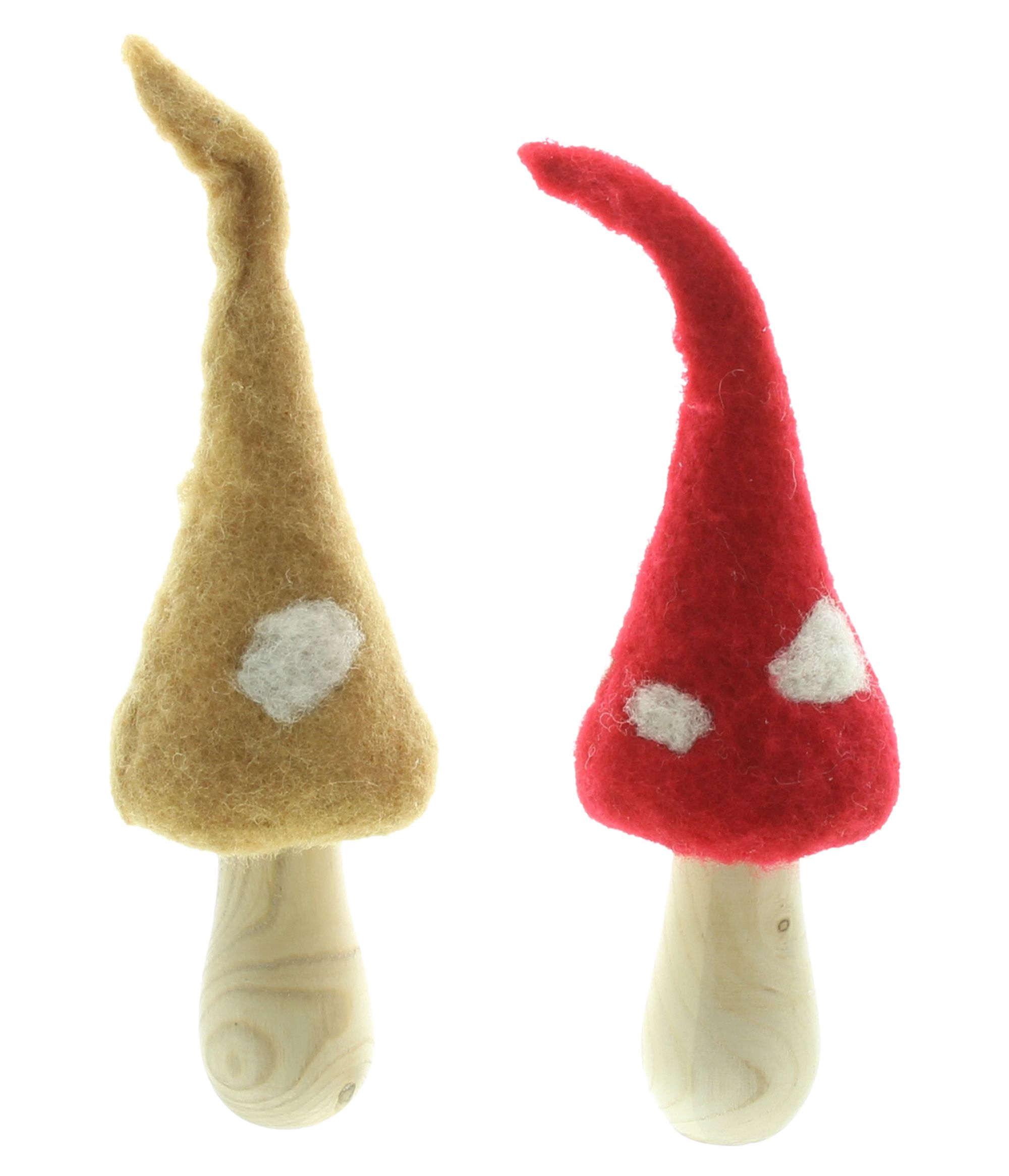 Pilz "Filzhut", 2er Set im Frank Flechtwaren Online Shop für Herbst kaufen Pilz "Filzhut", 2er Set im Frank Flechtwaren Online Shop für Herbst kaufen