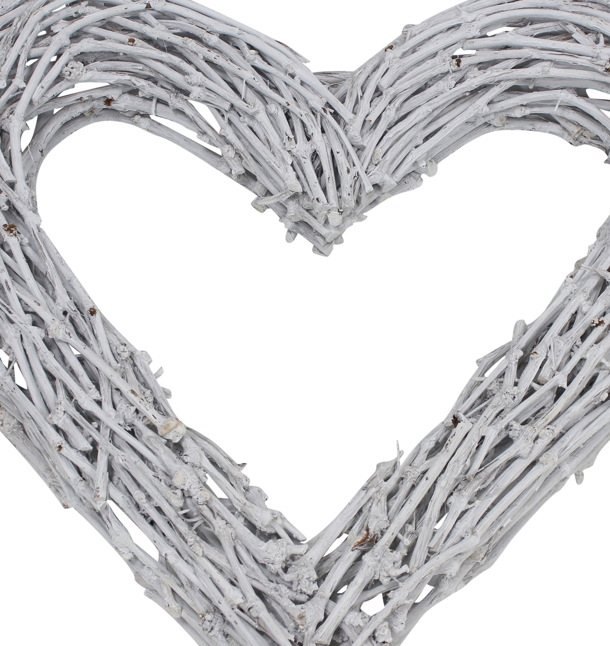 Maxiherz "Romance"  im Frank Flechtwaren Online Shop für Kränze kaufen