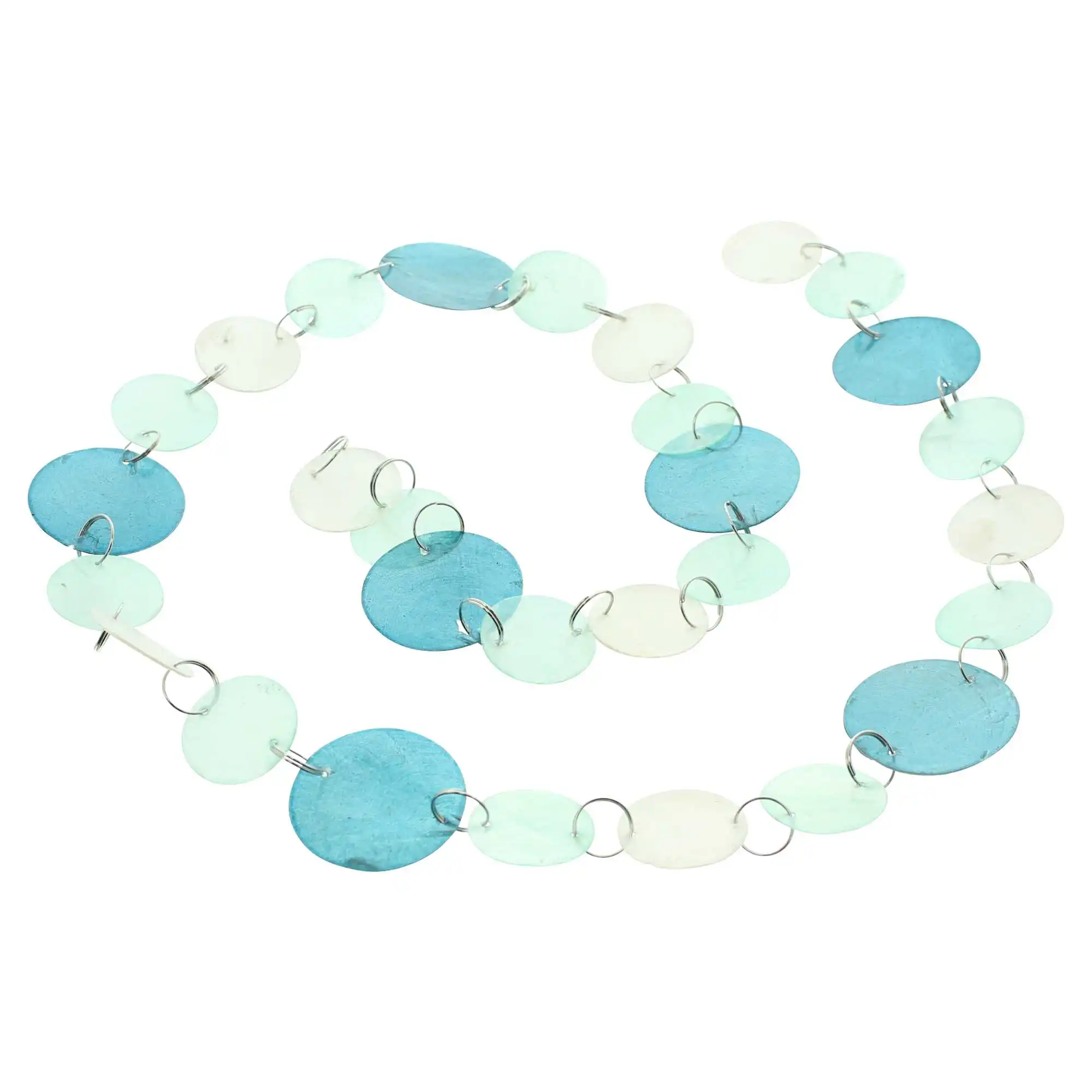 Capizgirlande "Bubbles" im Frank Flechtwaren Online Shop für Dekohänger kaufen Capizgirlande "Bubbles" im Frank Flechtwaren Online Shop für Dekohänger kaufen