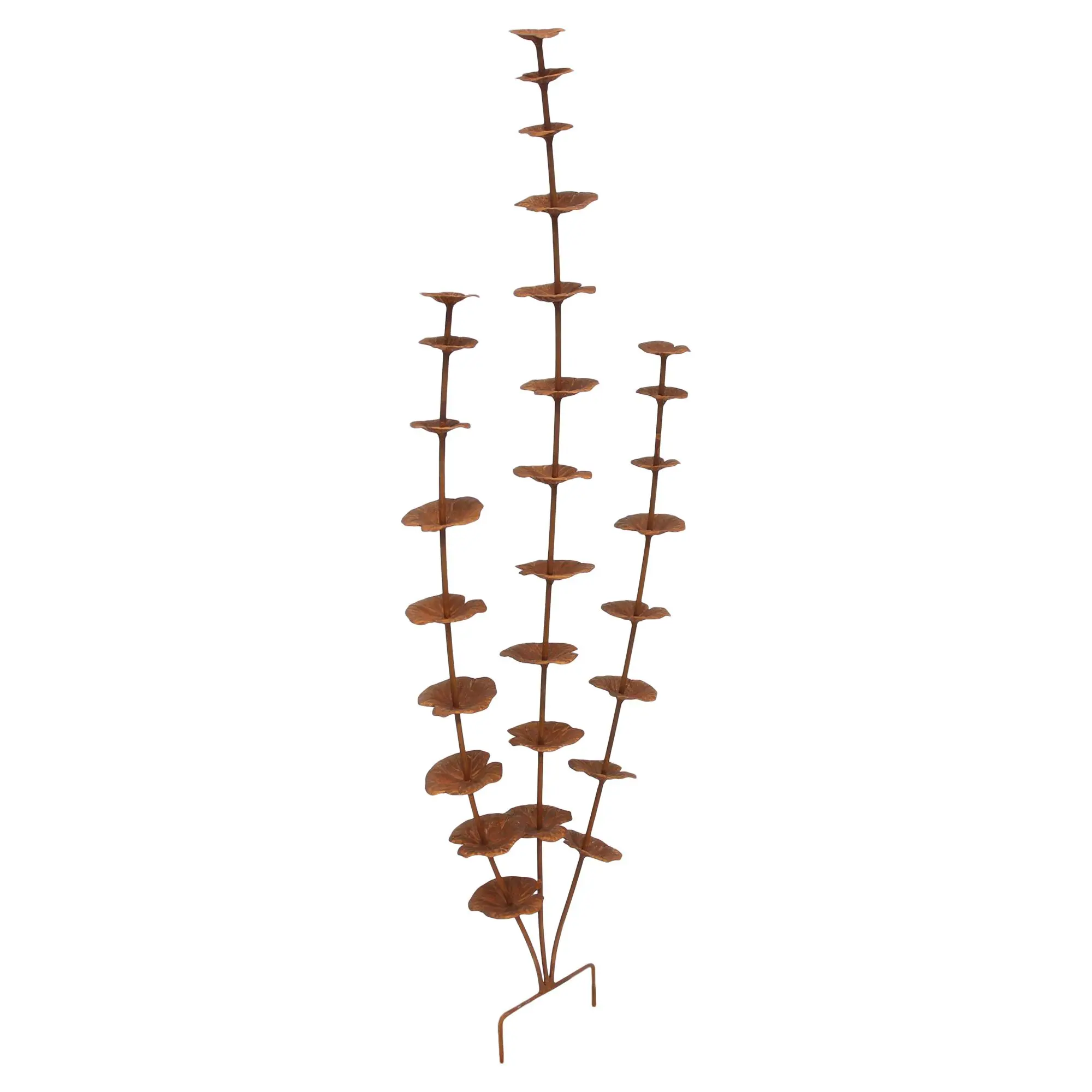 Gartenstecker "Blütenstauden"  im Frank Flechtwaren Online Shop für Rostdeko für Ihren Garten kaufen
