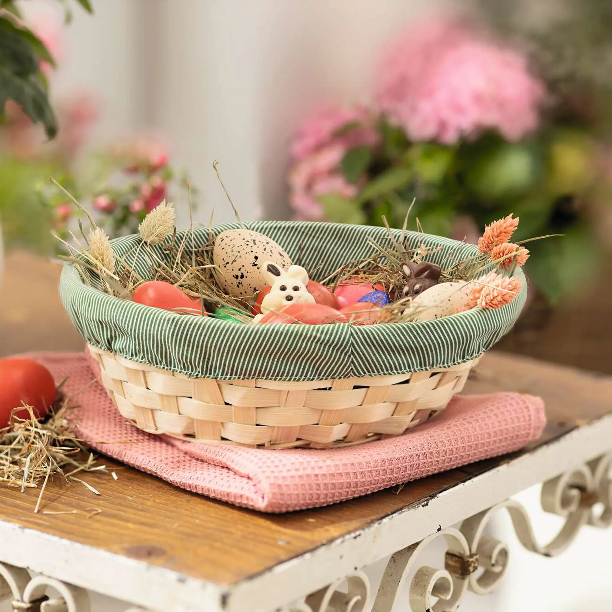 Bambusschale "Trendy"  im Frank Flechtwaren Online Shop für Ostern kaufen