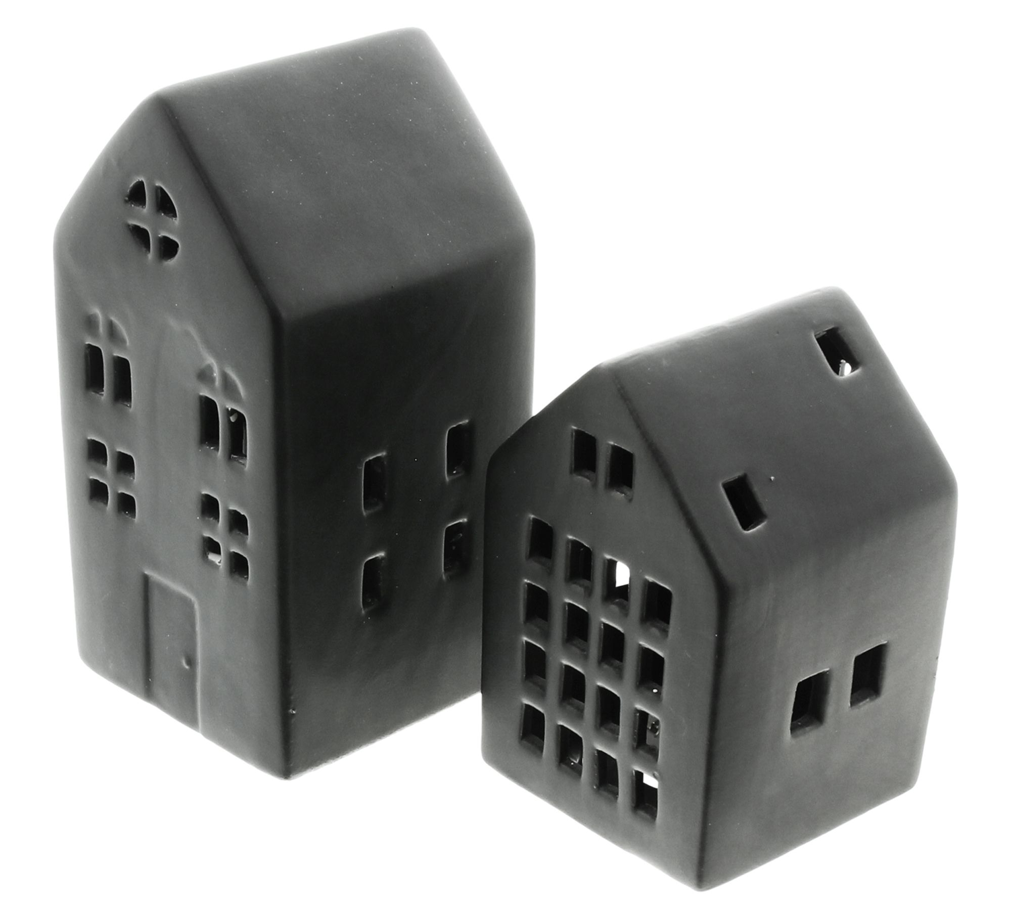 LED-Haus "Black", 2er Set im Frank Flechtwaren Online Shop für Ostern kaufen LED-Haus "Black", 2er Set im Frank Flechtwaren Online Shop für Ostern kaufen