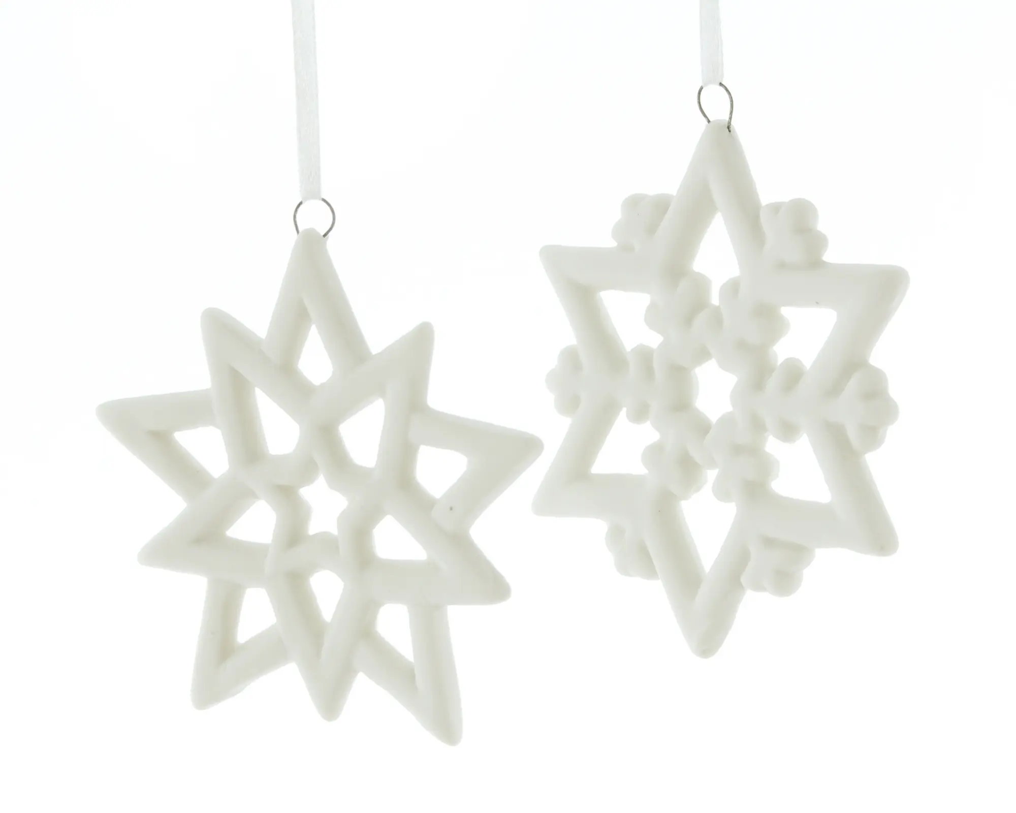 Deko-Hänger "Schneekristall", 4er Set im Frank Flechtwaren Online Shop für Dekohänger kaufen Deko-Hänger "Schneekristall", 4er Set im Frank Flechtwaren Online Shop für Dekohänger kaufen