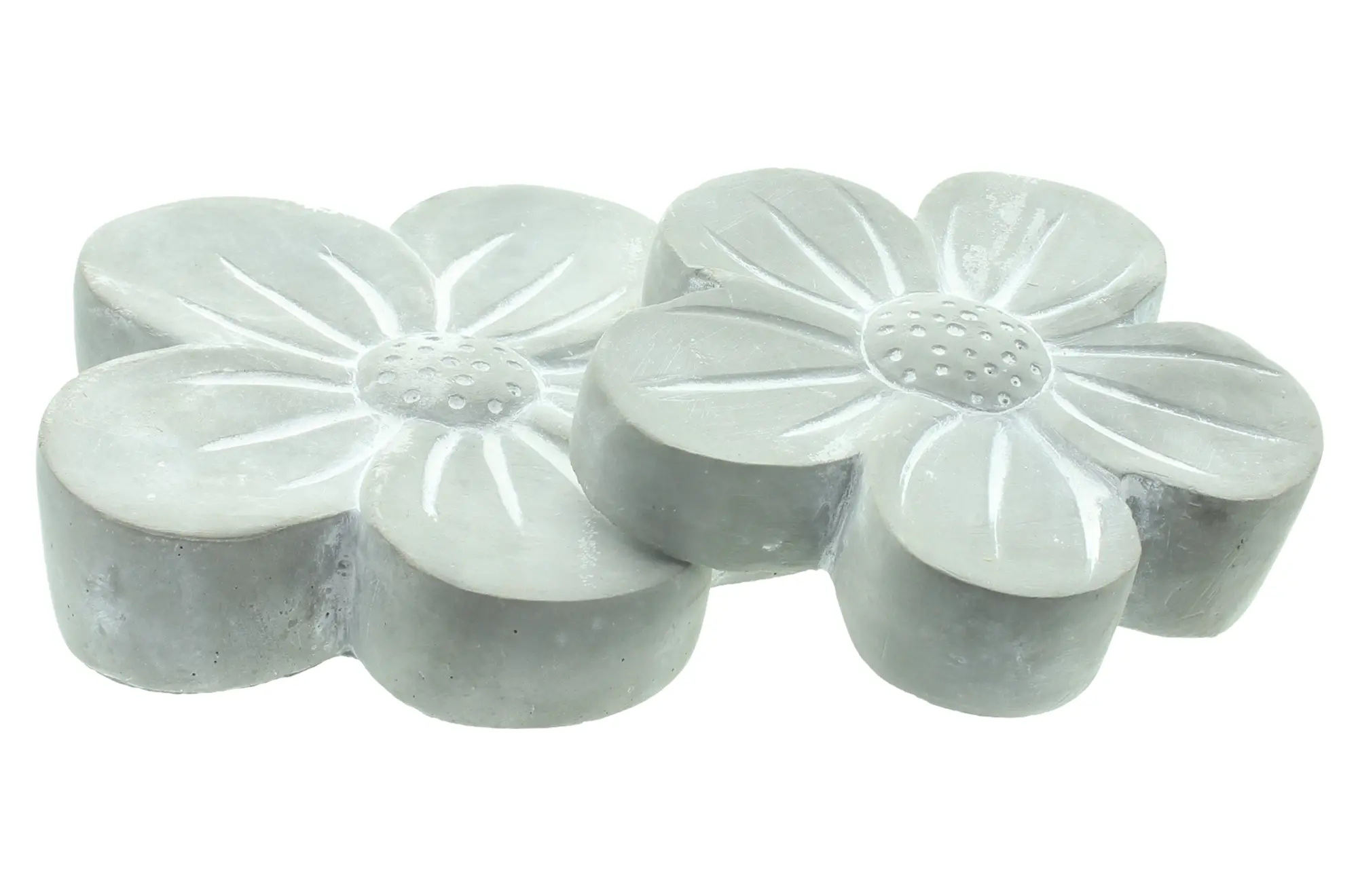 Blüte "Stone", 2er Set  im Frank Flechtwaren Online Shop für Gartenfiguren kaufen