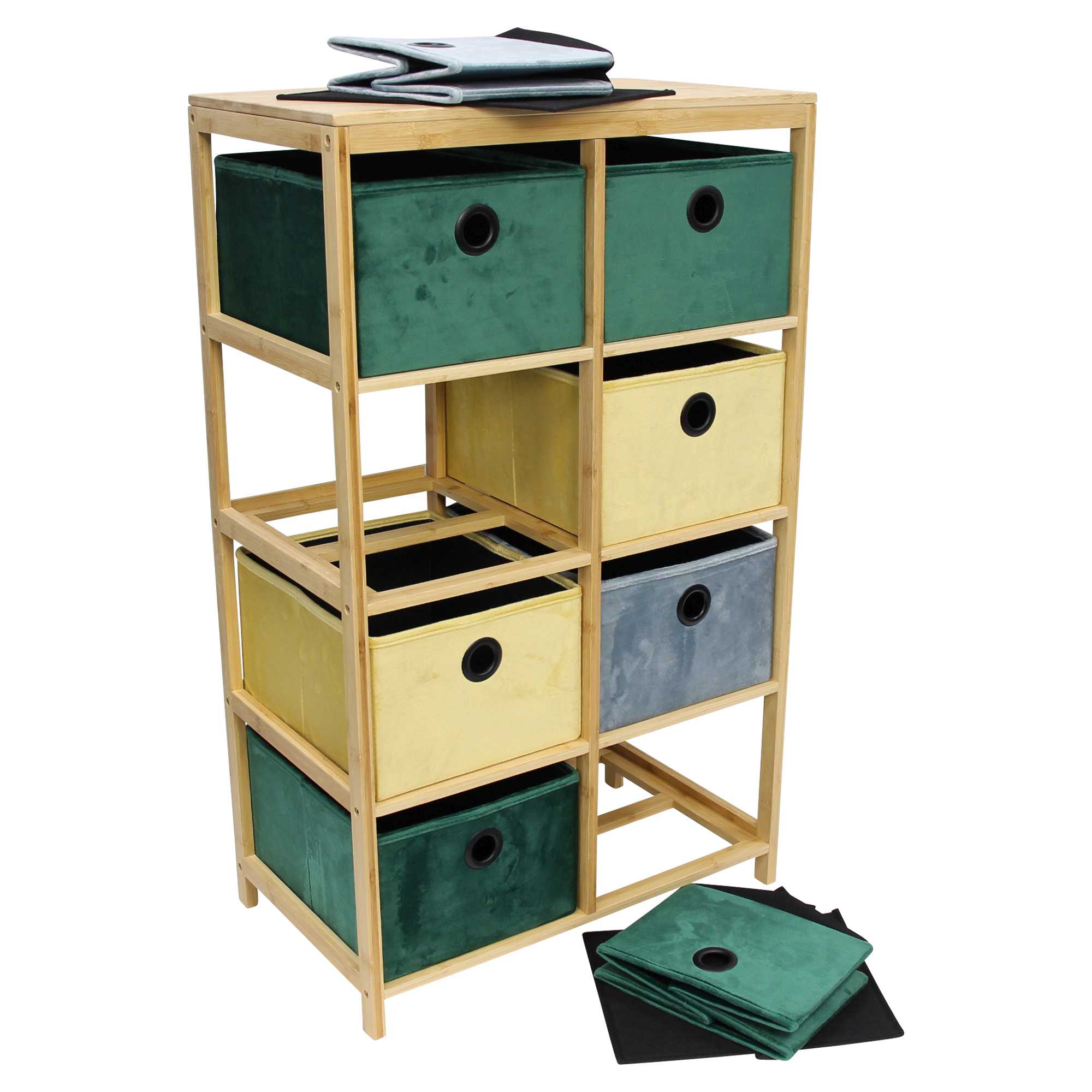 Bambusschrank "Multicolor"  im Frank Flechtwaren Online Shop für Wohnzimmer kaufen