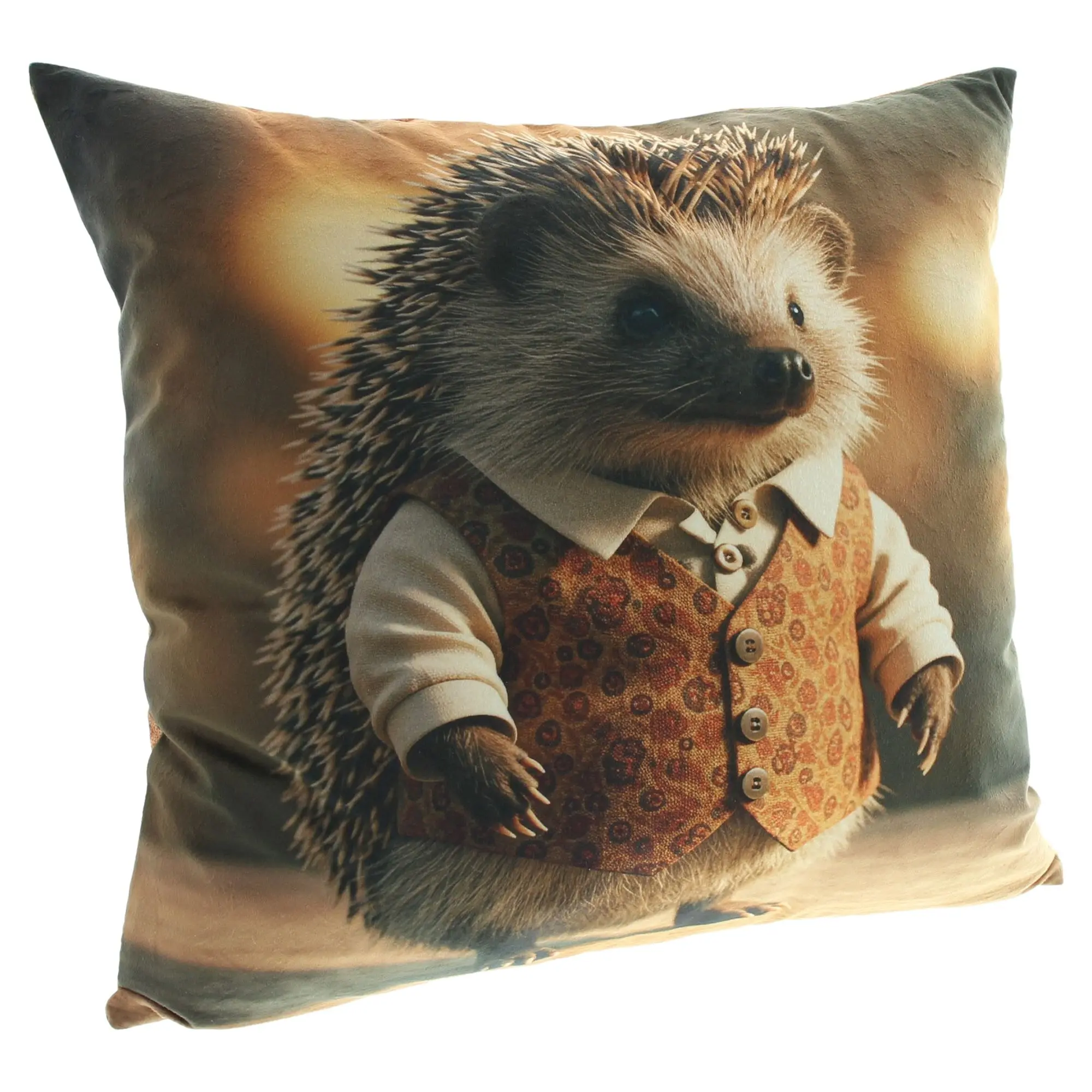 Kissenhülle "Herr Igel"  im Frank Flechtwaren Online Shop für Waldspaziergang kaufen