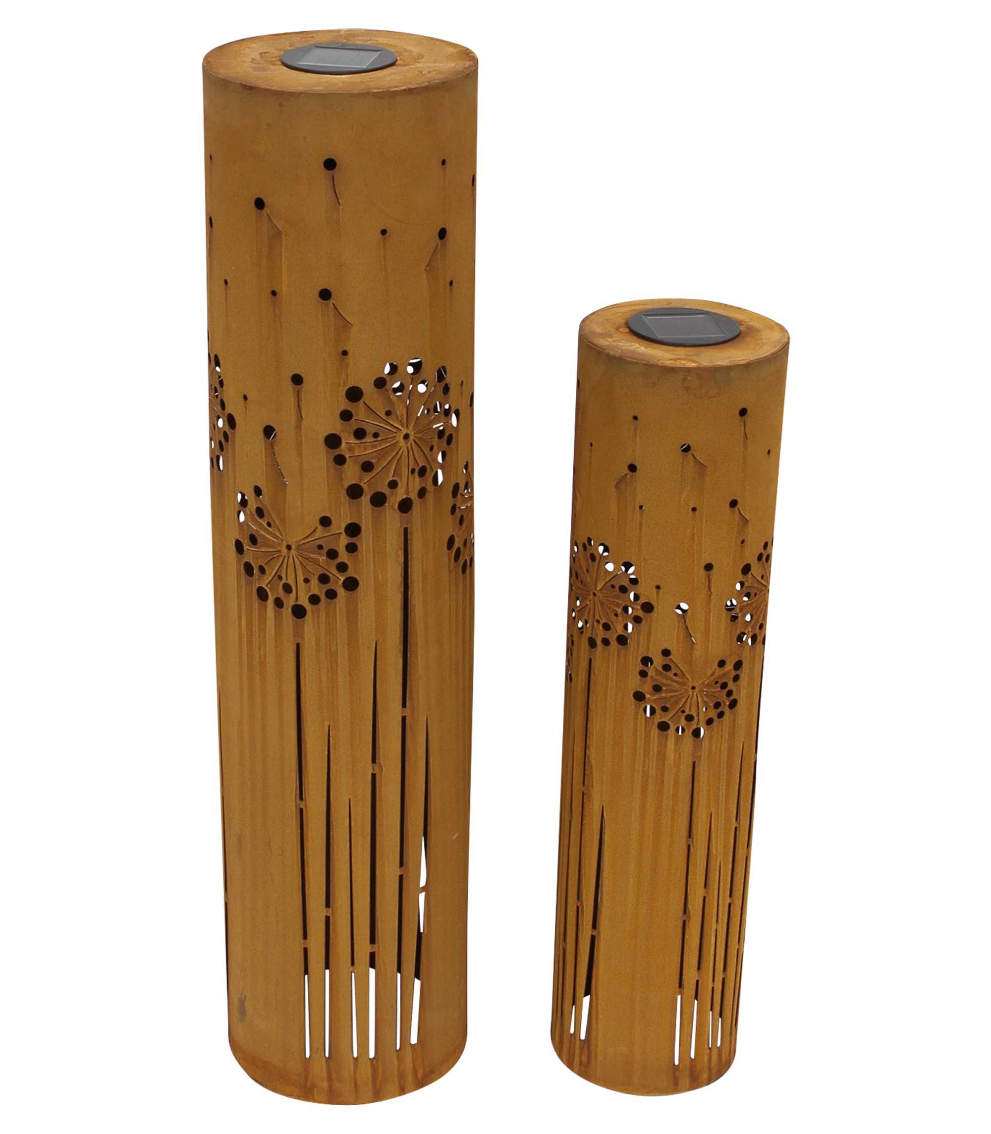 LED-Solarsäule "Pusteblume", 2er Set  im Frank Flechtwaren Online Shop für Ostern kaufen