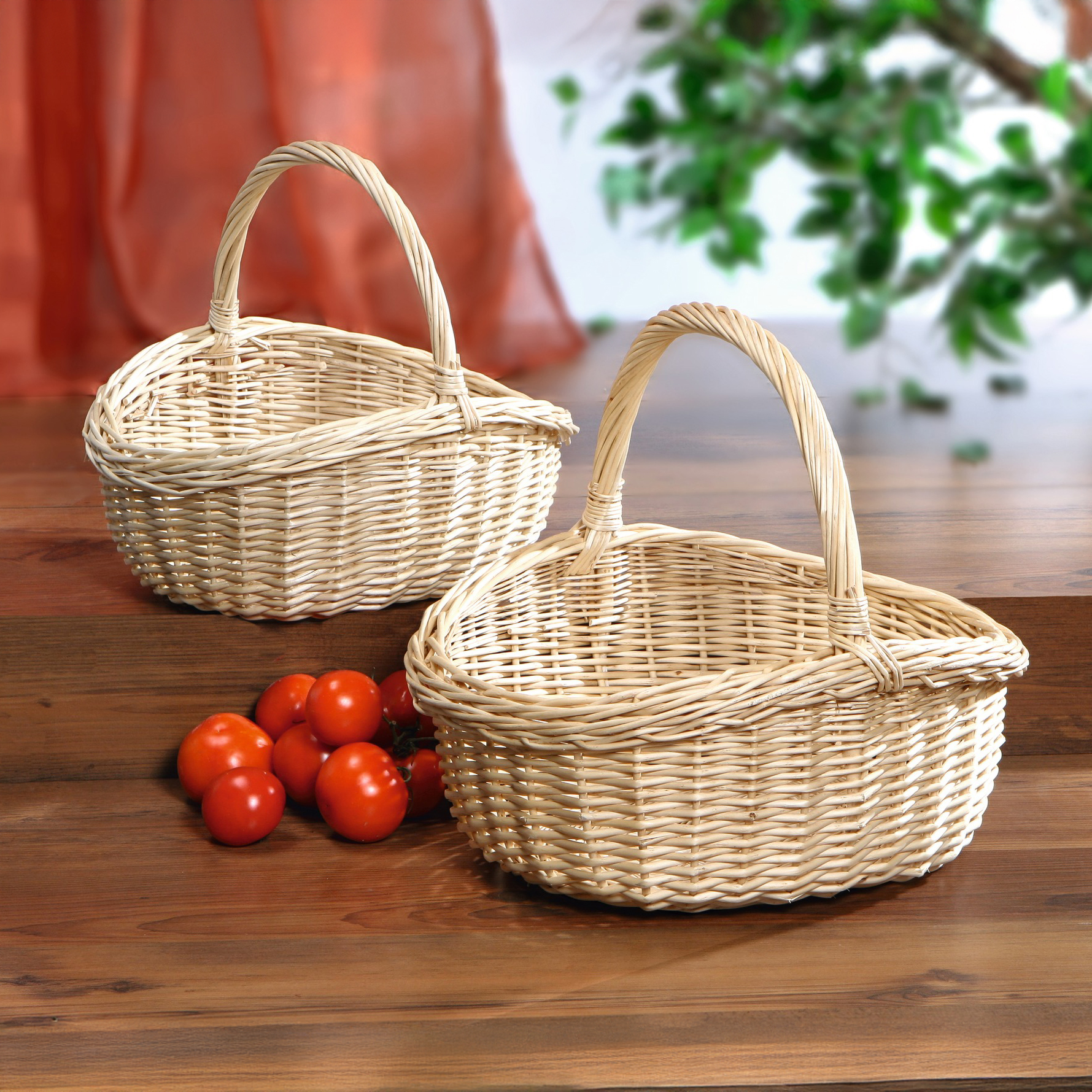 Bügelkorb "Naturweiß", groß  im Frank Flechtwaren Online Shop kaufen