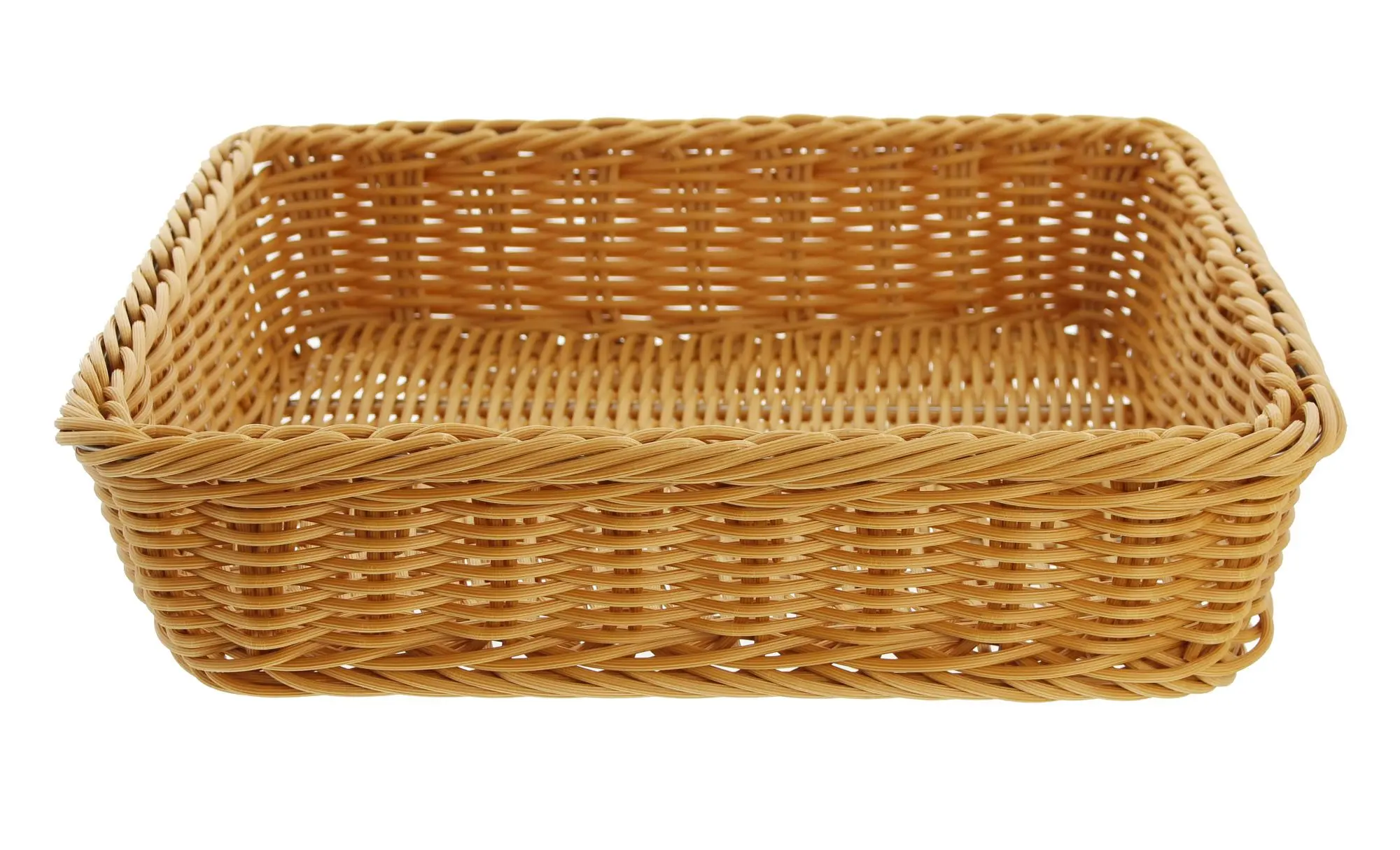 Auslagekorb "Poly" 40 x 40 x 10 cm  im Frank Flechtwaren Online Shop für Badezimmer kaufen