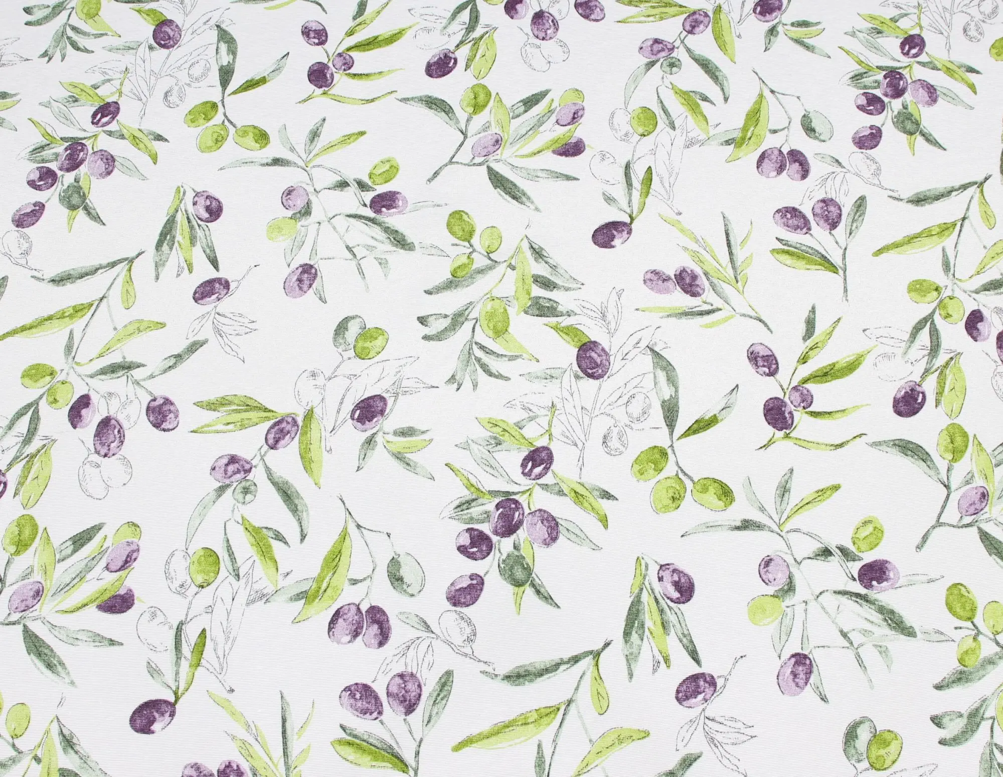 Tischdecke "Olive Garden", rund  im Frank Flechtwaren Online Shop für Tischdecken kaufen