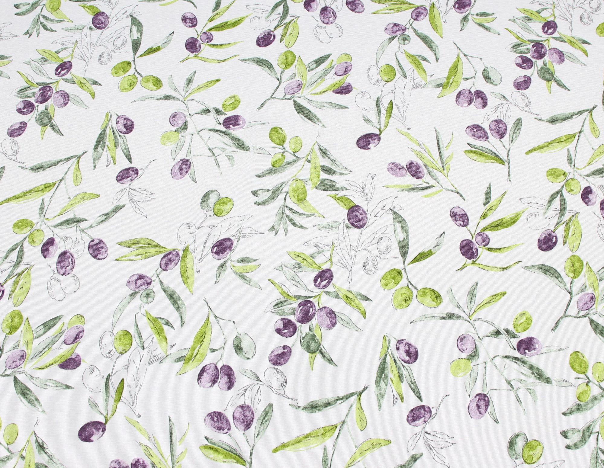 Tischdecke "Olive Garden", rund  im Frank Flechtwaren Online Shop für Tischdecken kaufen