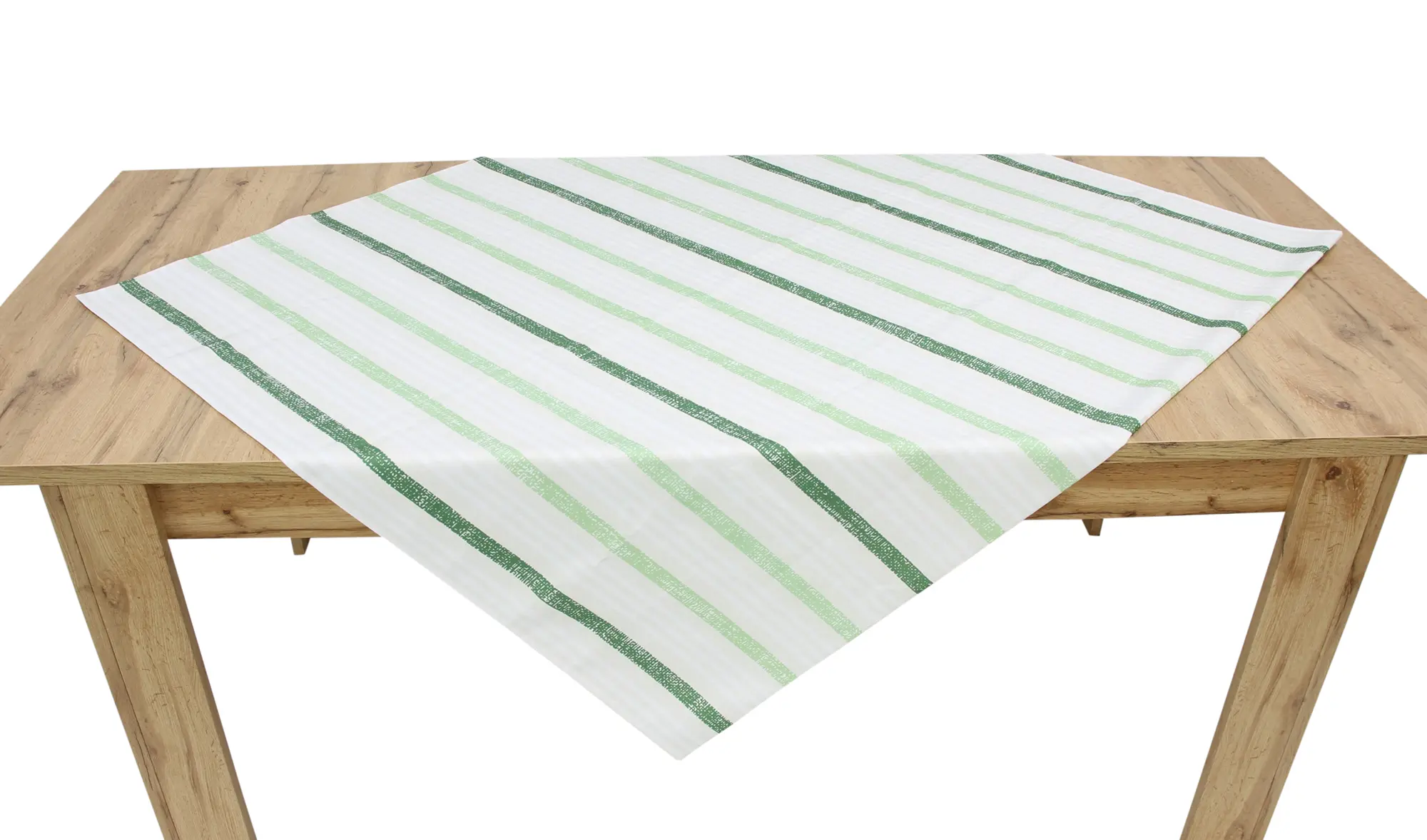 Tafeldecke "Green Stripes"  im Frank Flechtwaren Online Shop für Tafeldecken kaufen