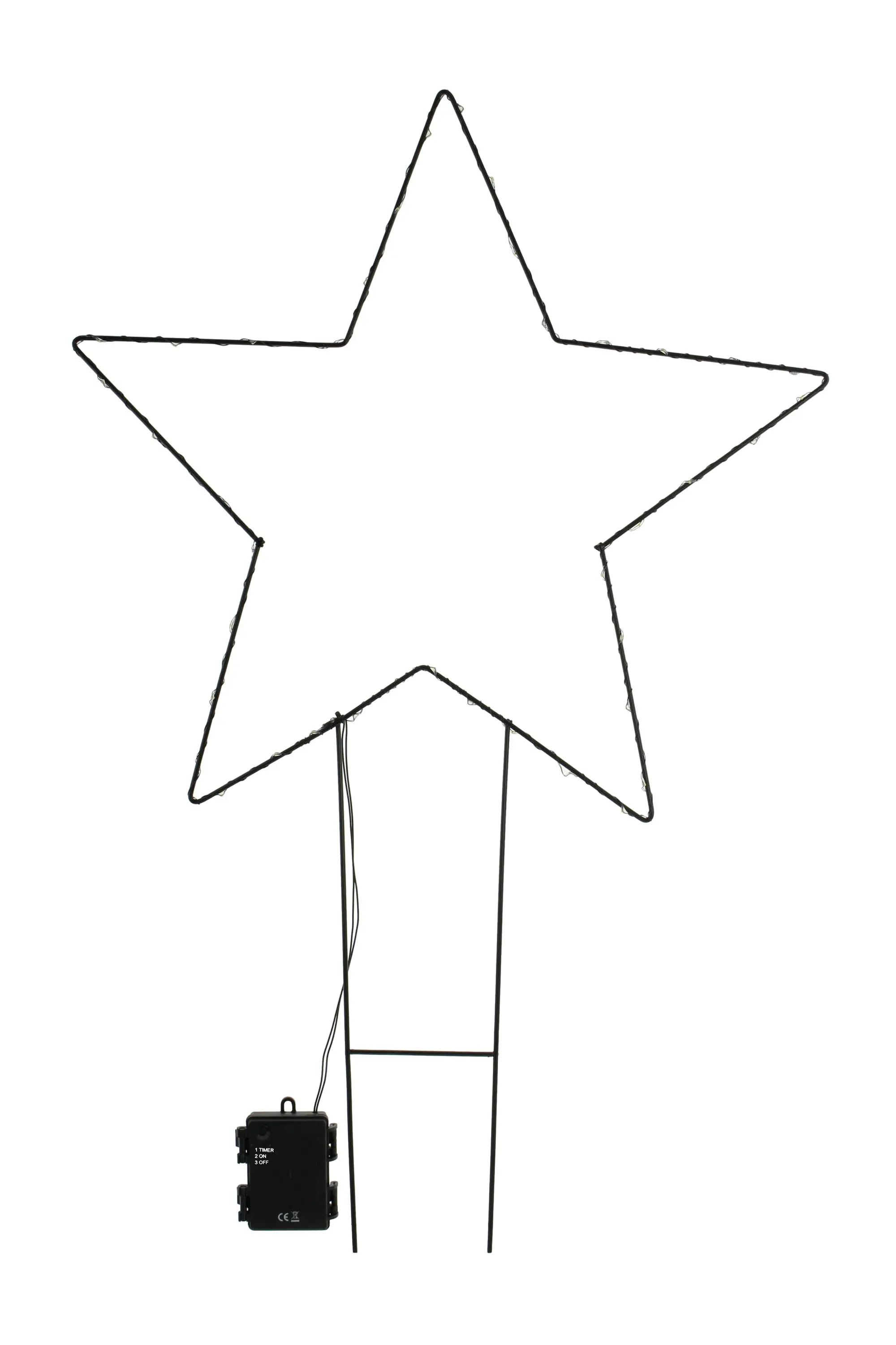 LED-Gartenstecker "Stern"  im Frank Flechtwaren Online Shop für Weihnachten kaufen