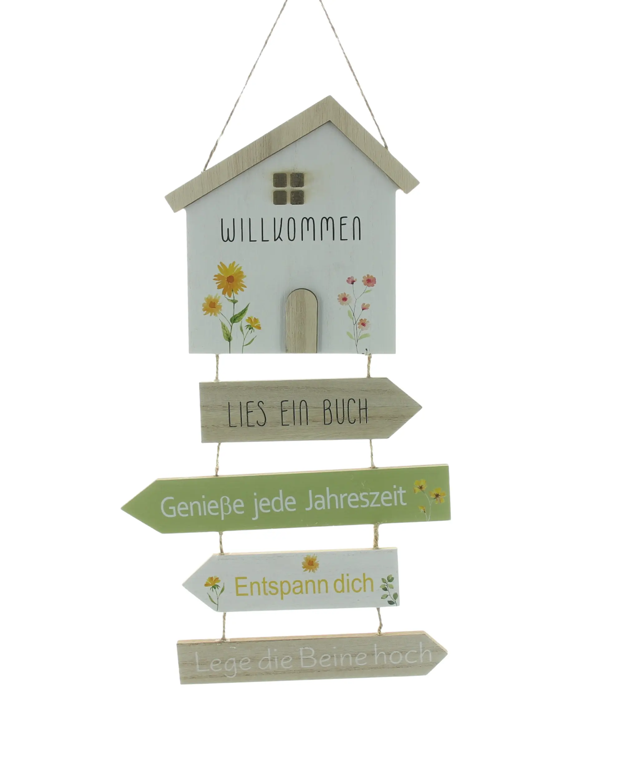 Schild "Weg zur Entspannung"  im Frank Flechtwaren Online Shop für Gerade eingetroffen kaufen