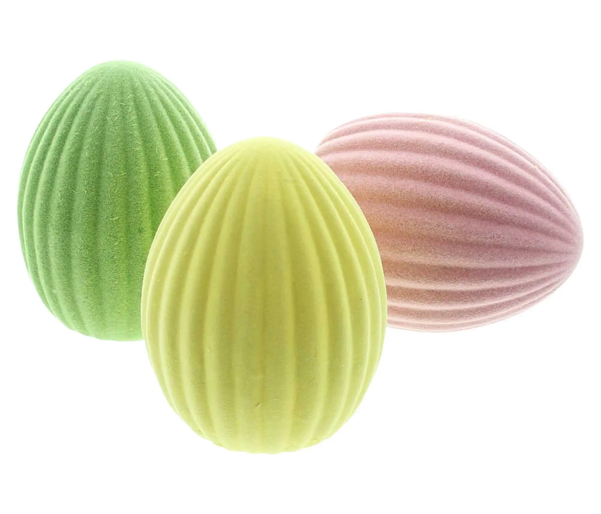 Deko-Ei "Bunt", 3er Set  im Frank Flechtwaren Online Shop für Ostern kaufen