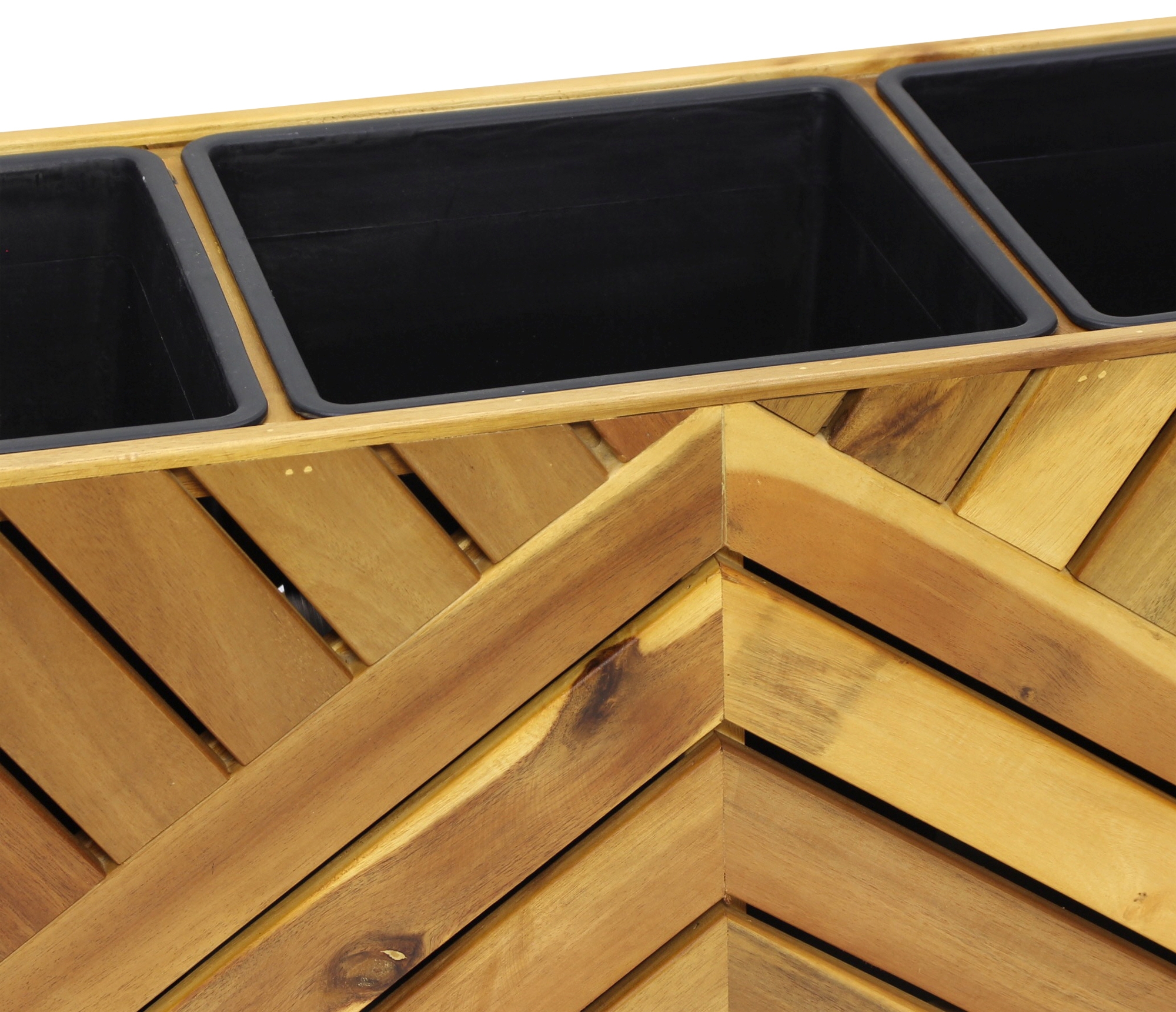 Pflanzkasten "Recycling Wood"  im Frank Flechtwaren Online Shop für Gerade eingetroffen kaufen