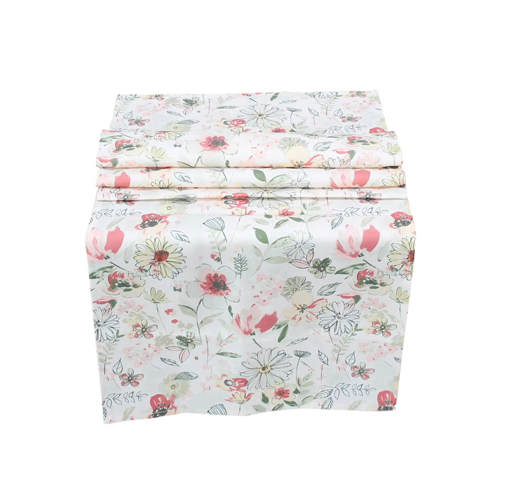 Tischläufer "Aquarellblumen"  im Frank Flechtwaren Online Shop für Österliche Tischwäsche kaufen