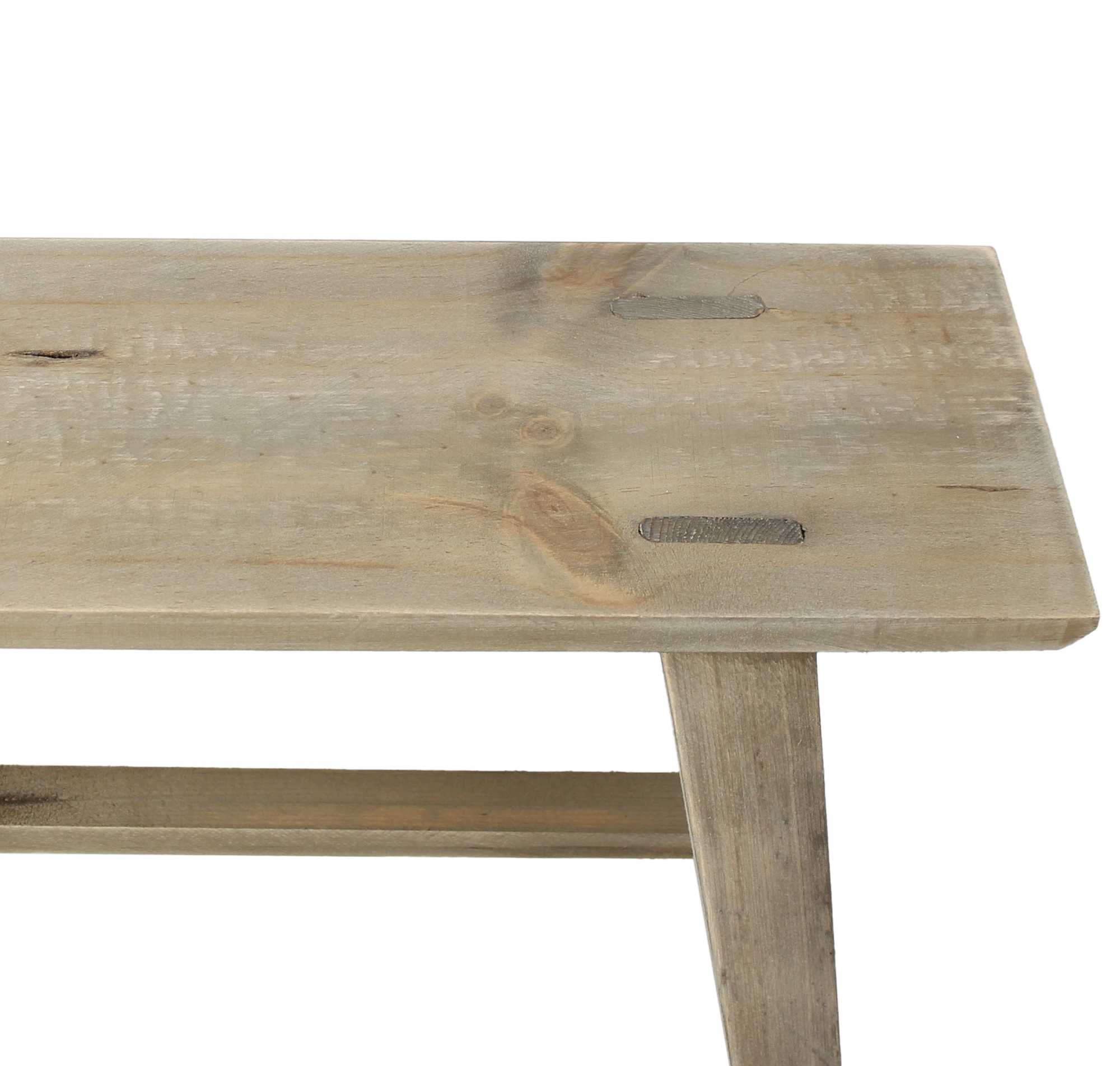 Holzbänkchen "Used-Look", hoch im Frank Flechtwaren Online Shop für Ostern kaufen Holzbänkchen "Used-Look", hoch im Frank Flechtwaren Online Shop für Ostern kaufen