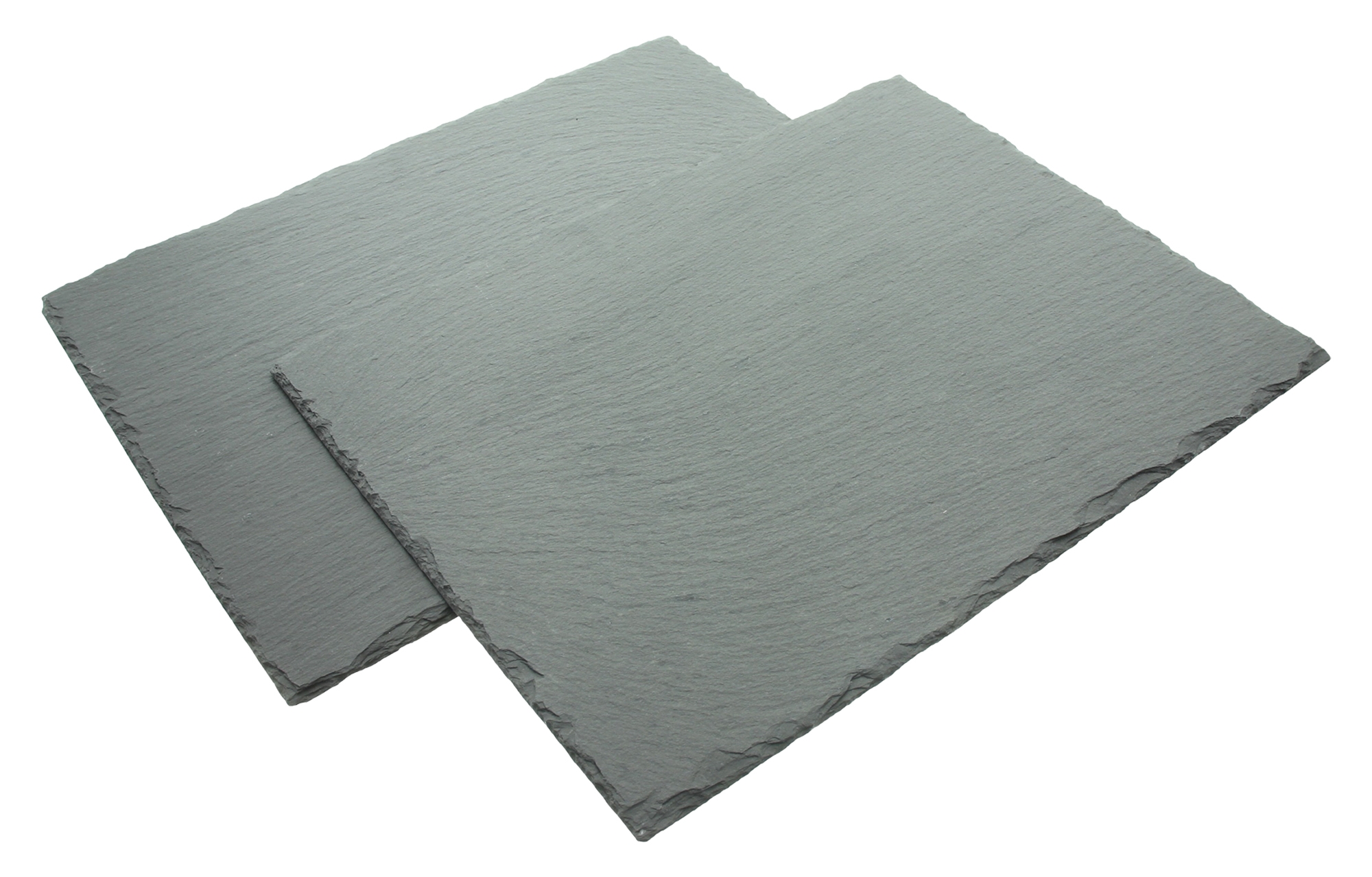 Schieferplatte "Rechteck", 2er Set  im Frank Flechtwaren Online Shop für Dekoschalen &amp; -etageren kaufen