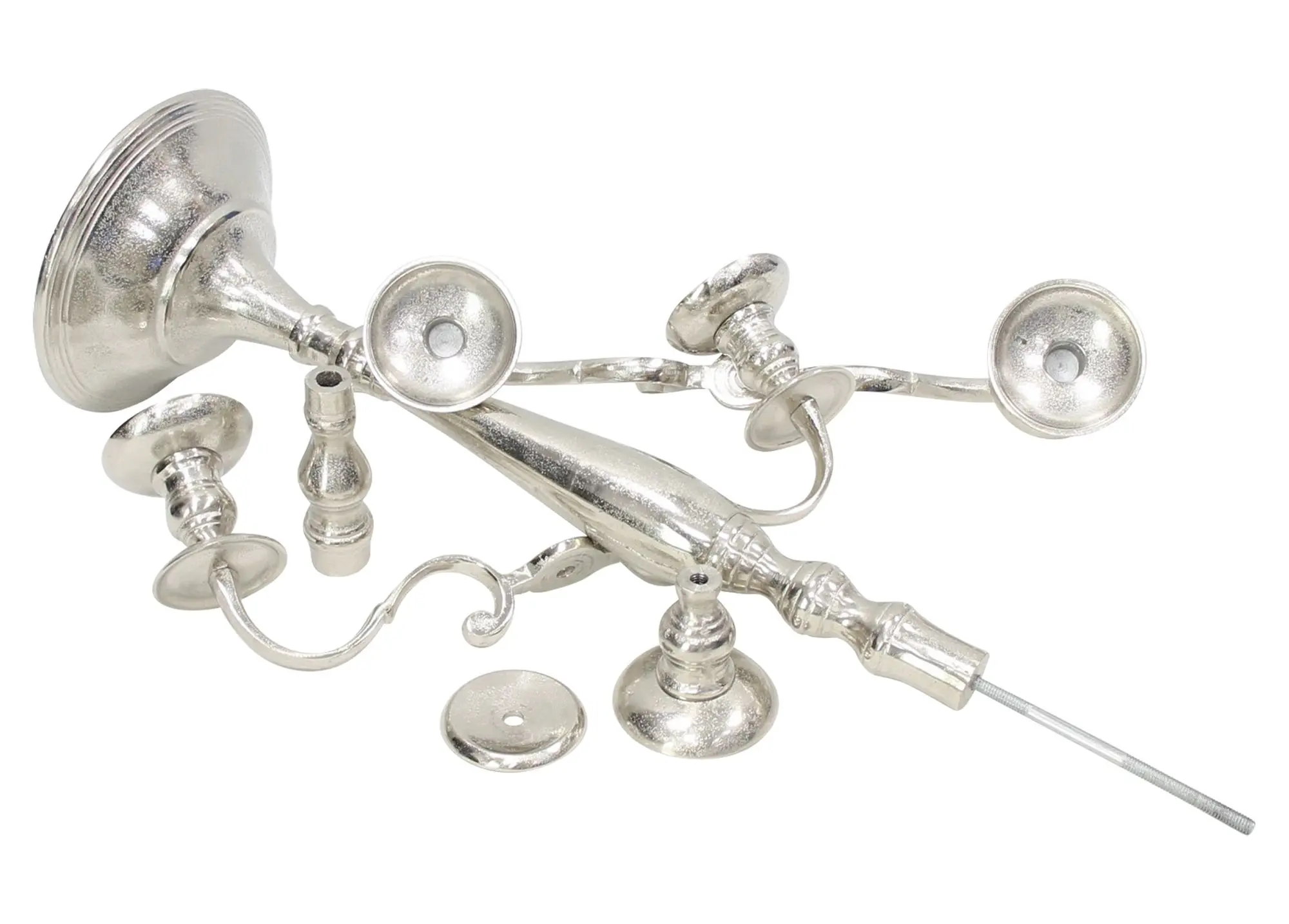 Kerzenleuchter "Argentum"  im Frank Flechtwaren Online Shop für Metallic Glam kaufen