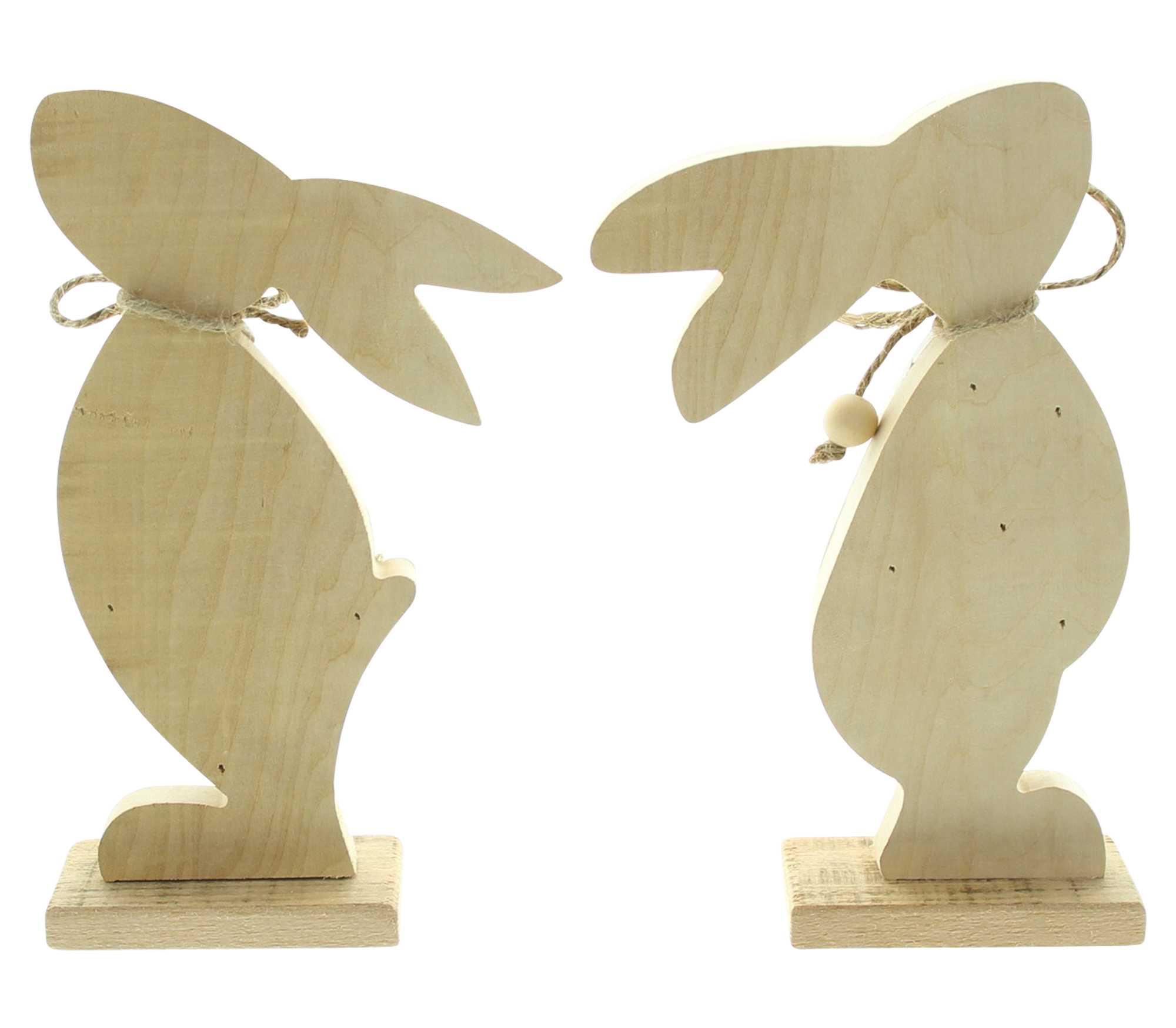 Hase "Hansi &amp; Franzi", 2er Set  im Frank Flechtwaren Online Shop für Hasen &amp; Co kaufen