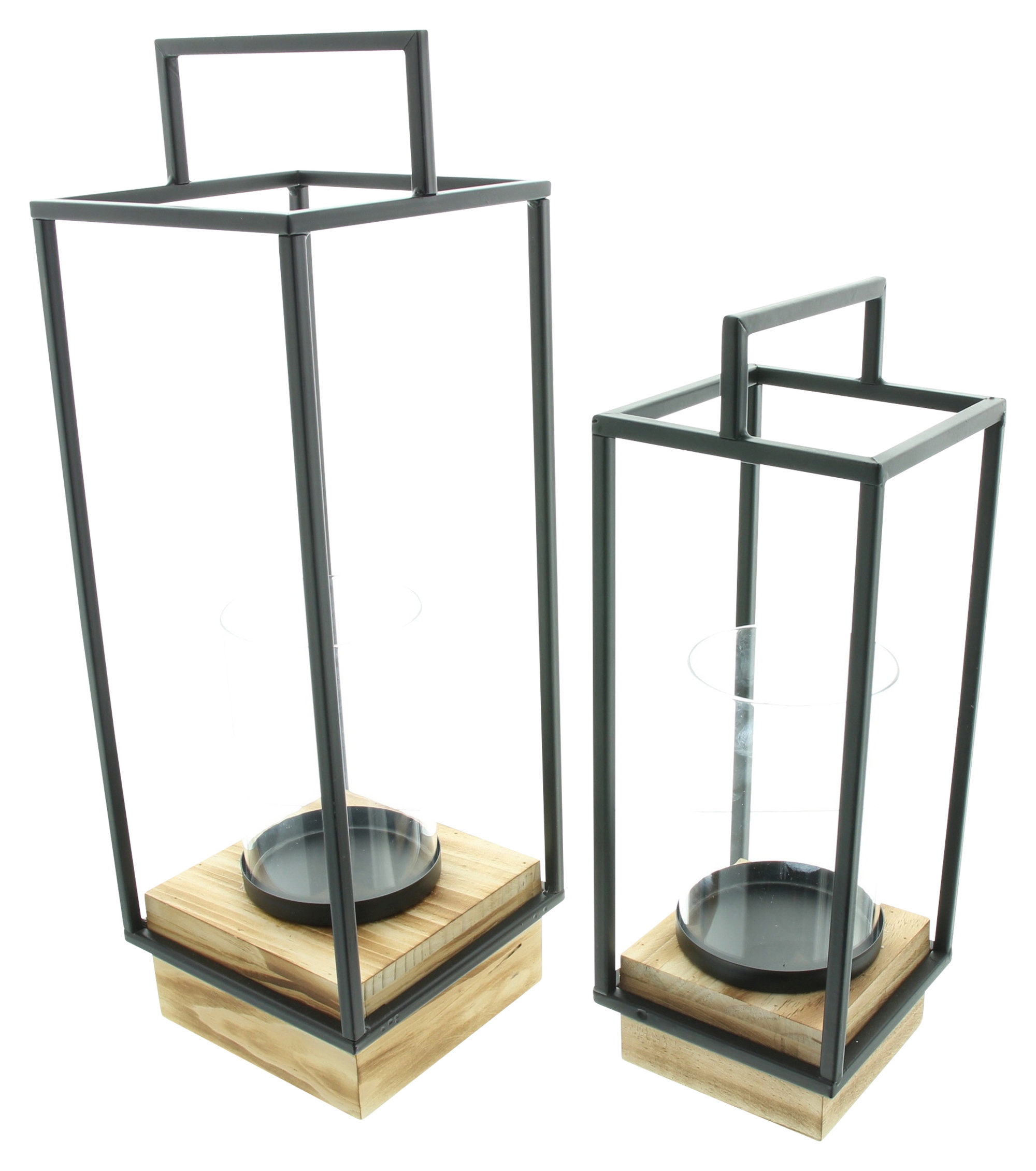 Laterne "Industrial Modern", 2er Set im Frank Flechtwaren Online Shop für Weihnachten kaufen Laterne "Industrial Modern", 2er Set im Frank Flechtwaren Online Shop für Weihnachten kaufen