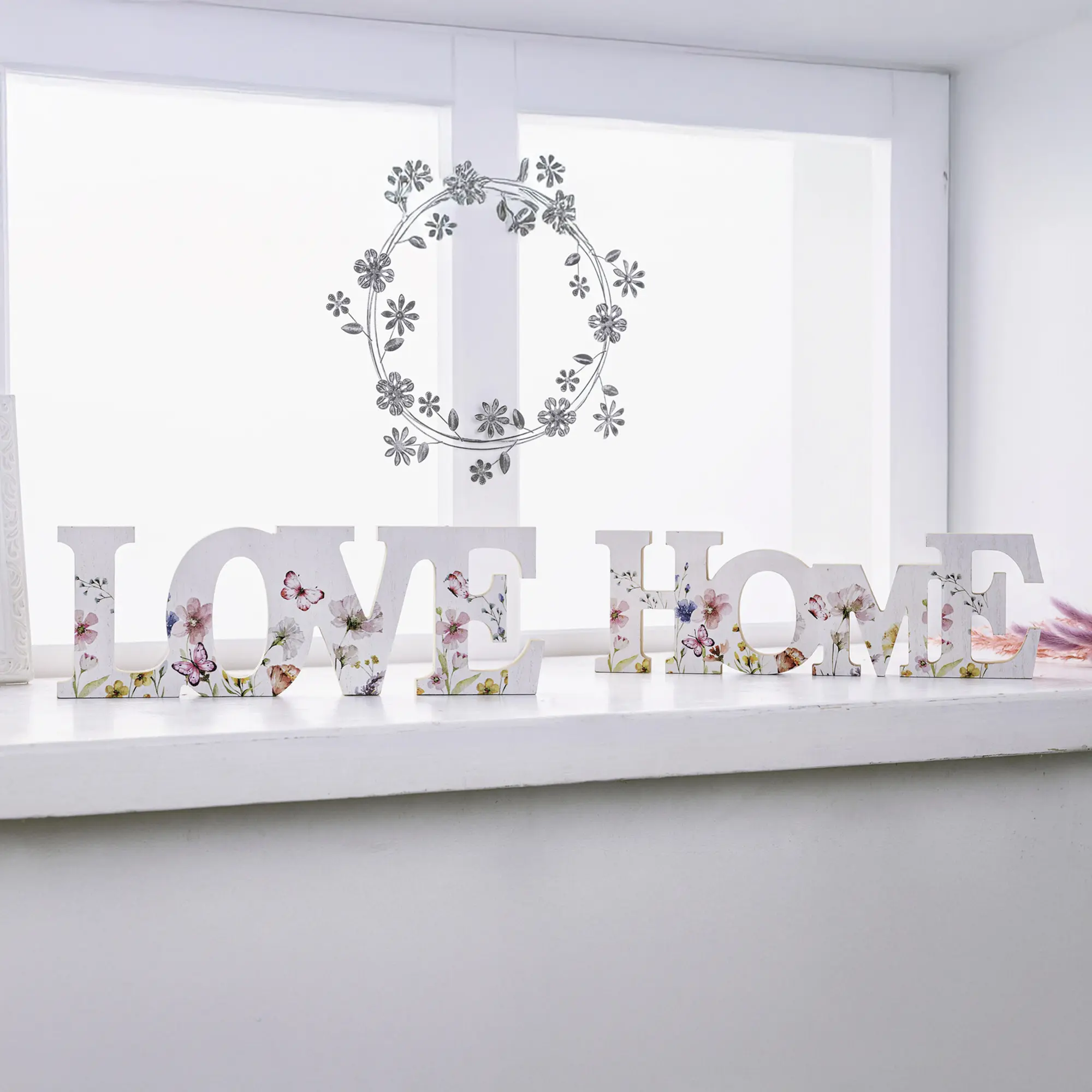 Schriftzug "Love Home", 2tlg.  im Frank Flechtwaren Online Shop kaufen