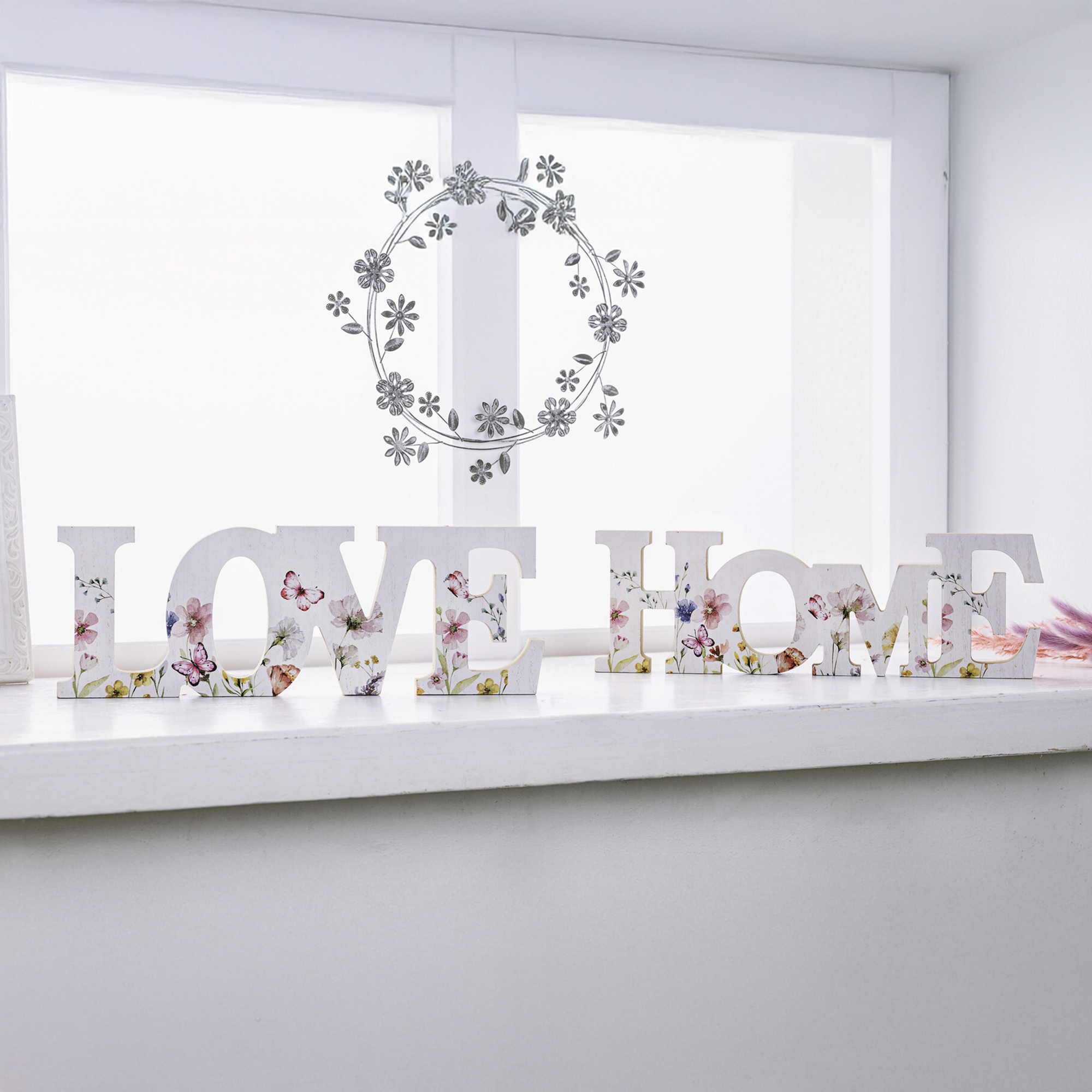 Schriftzug "Love Home", 2tlg.  im Frank Flechtwaren Online Shop kaufen