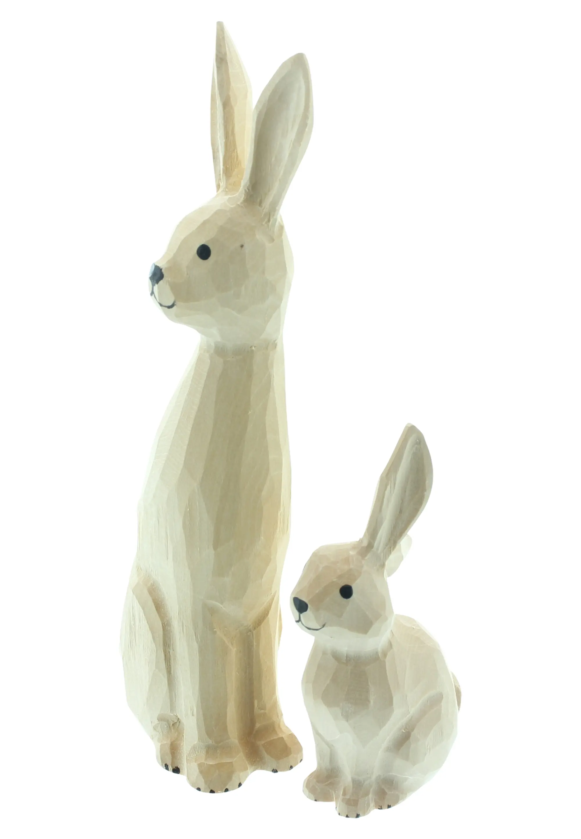 Figur "Hasenmutter mit Kind", 2er Set  im Frank Flechtwaren Online Shop für Hasen &amp; Co kaufen