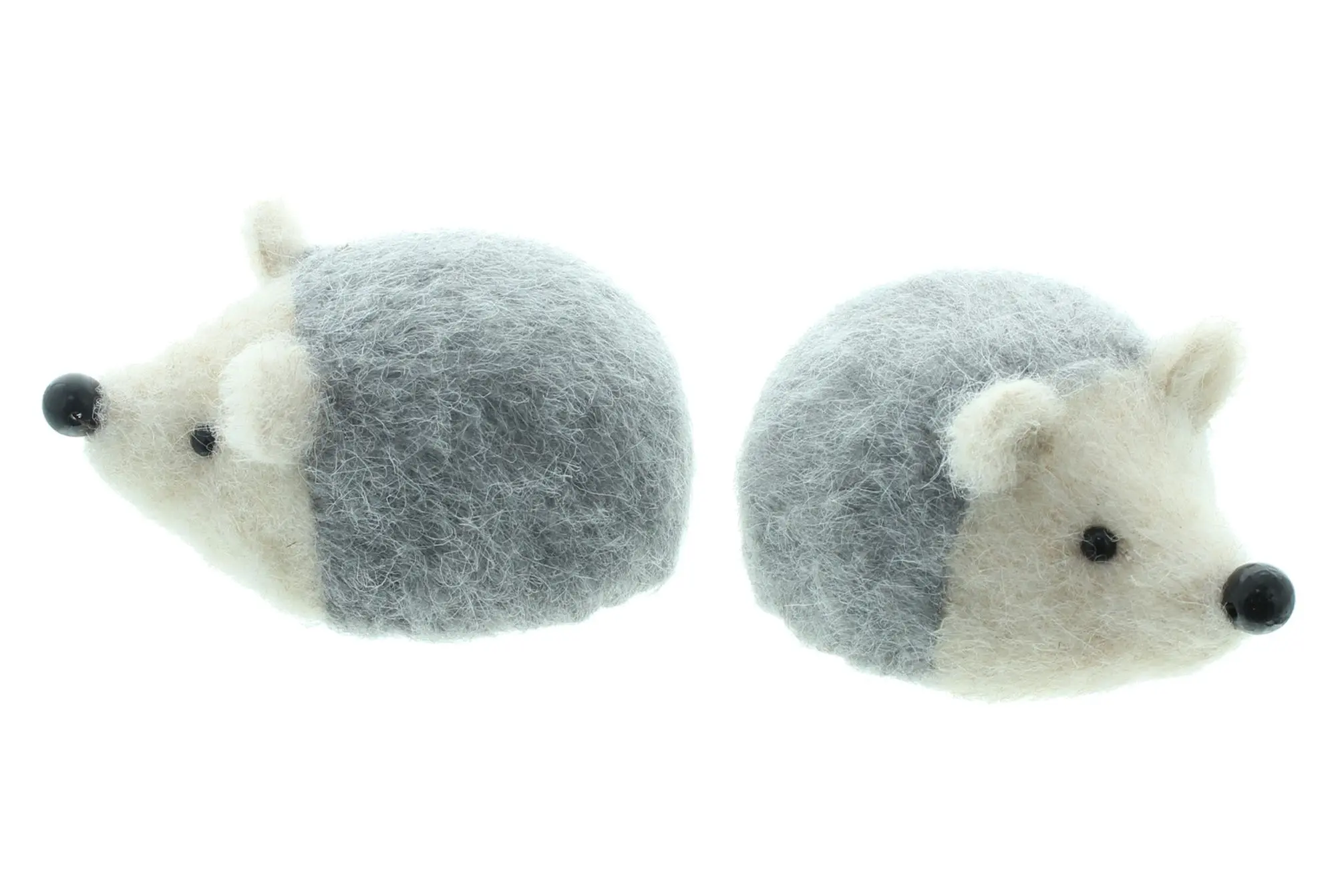 Deko-Igel "Jule &amp; Leo", 2er Set  im Frank Flechtwaren Online Shop für Herbstliche Dekofiguren kaufen