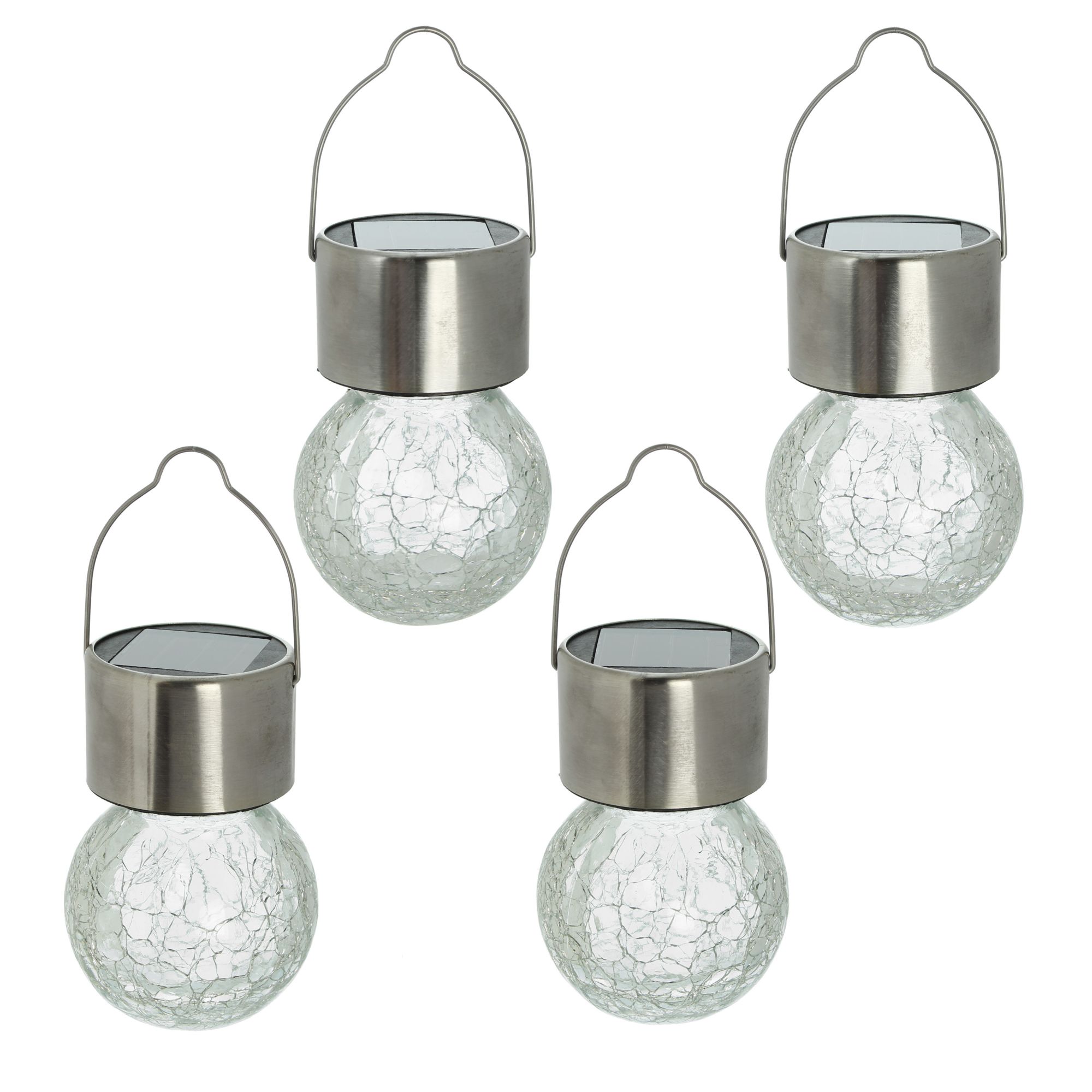 Solar-LED "Kristall", 4er Set im Frank Flechtwaren Online Shop für Gartenbeleuchtung kaufen Solar-LED "Kristall", 4er Set im Frank Flechtwaren Online Shop für Gartenbeleuchtung kaufen