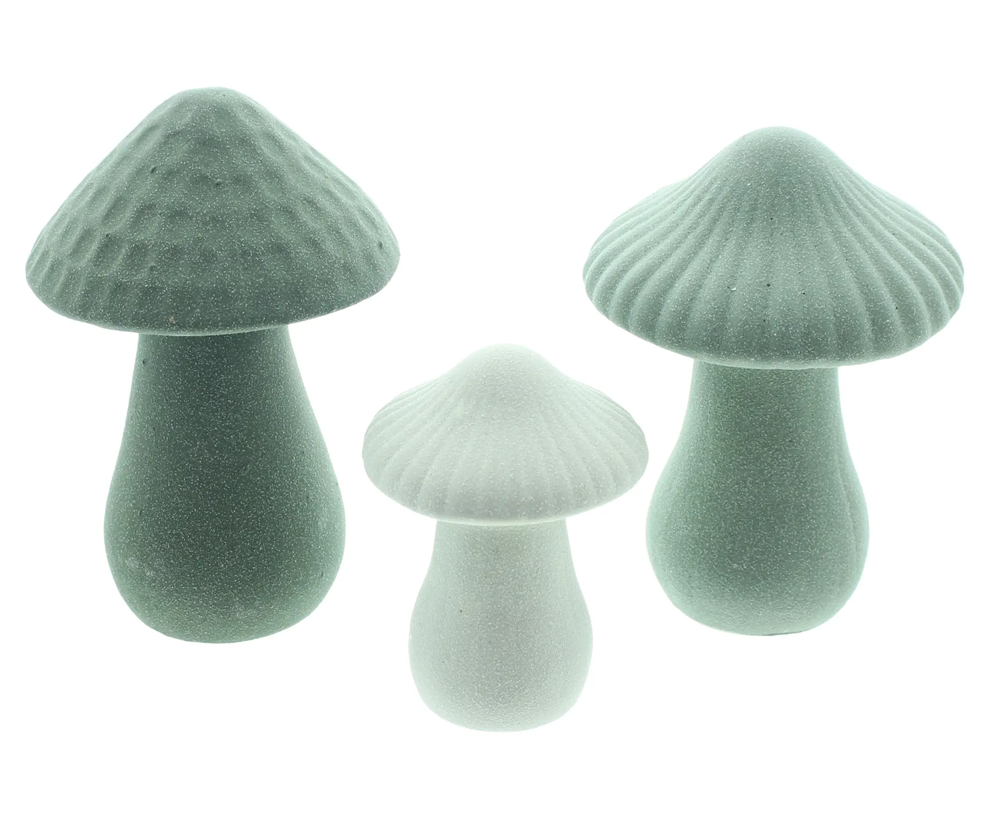 Pilz "Grün", 3er Set  im Frank Flechtwaren Online Shop kaufen
